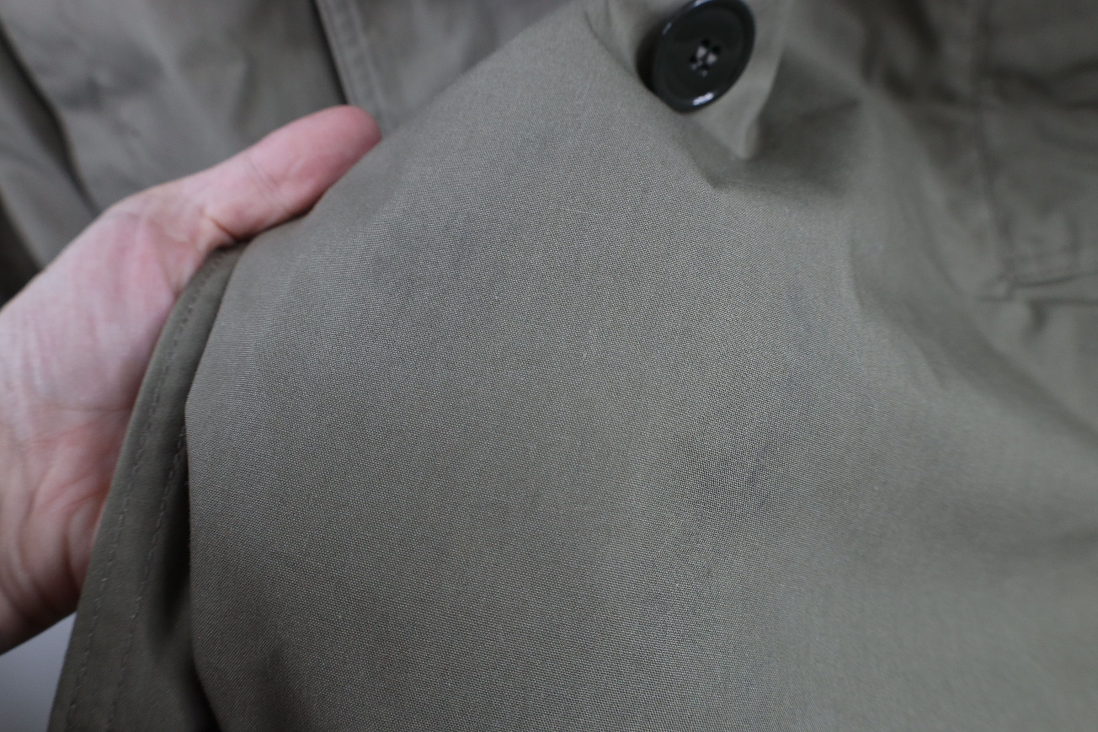 Vintage Vintage 90s Military Weather Trench Coat Jacket Pewter USA Size US L / EU 52-54 / 3 - 10 Thumbnail