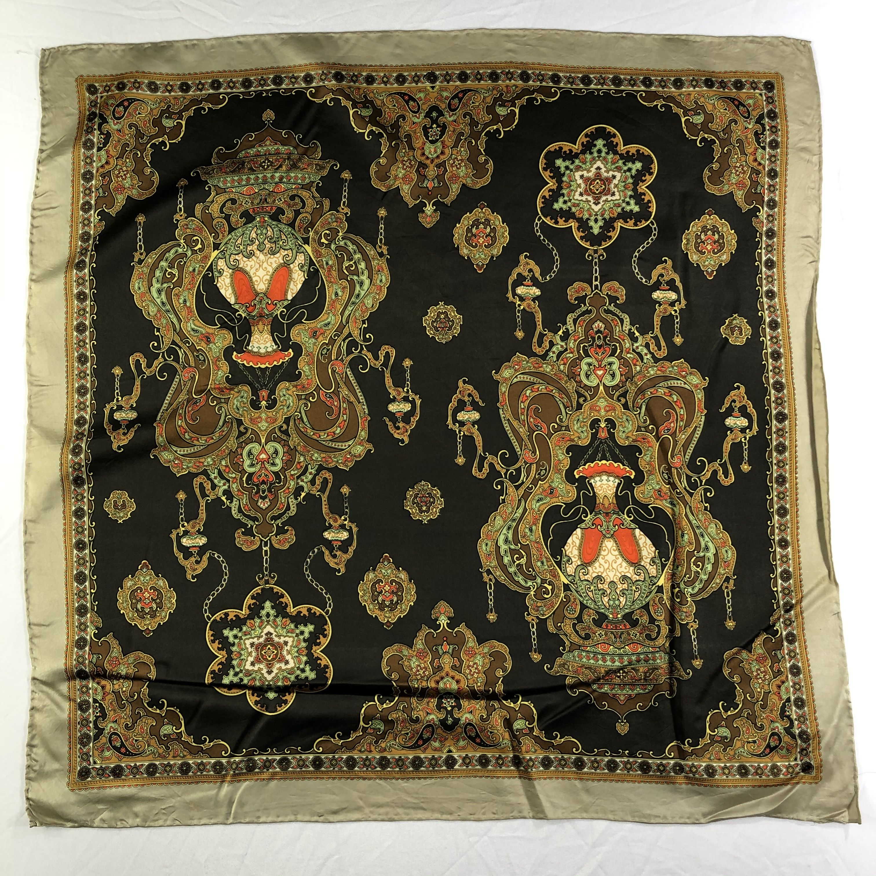 Vintage Vintage Silk Scarf Size ONE SIZE - 2 Thumbnail