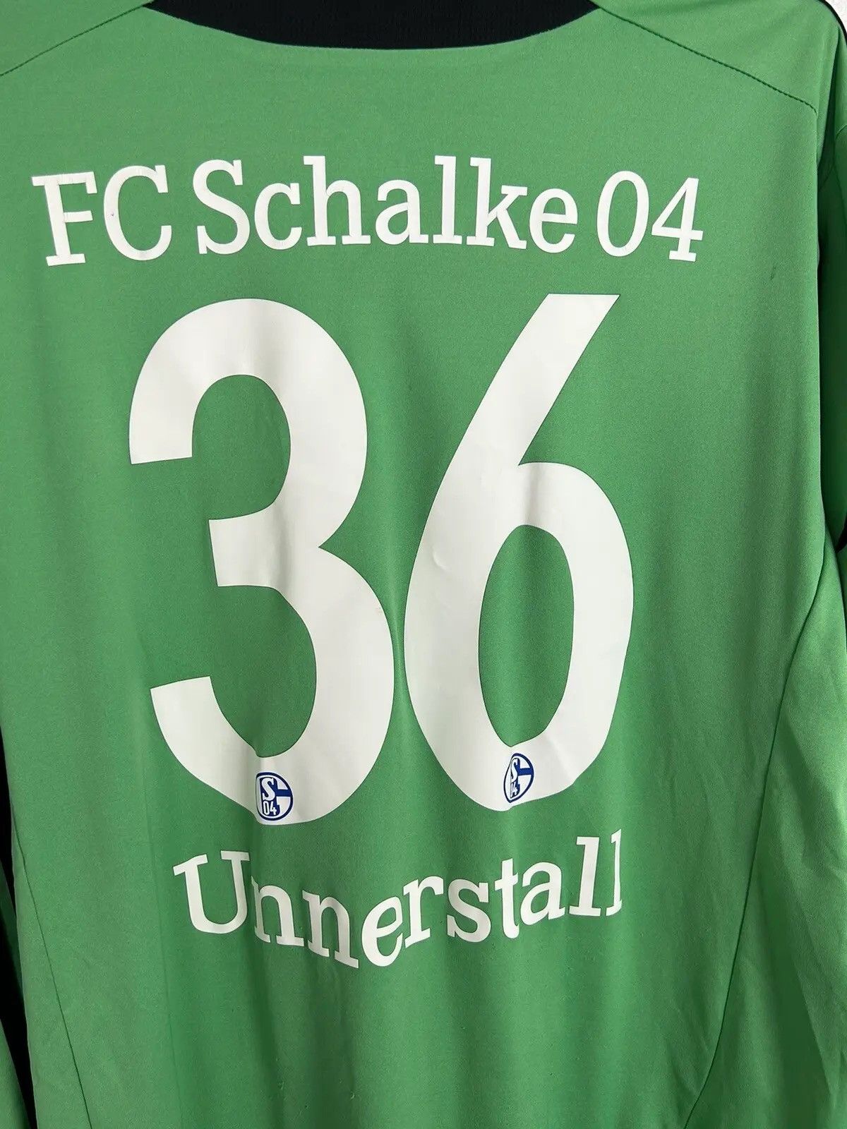 Adidas Adidas Schalke 04 2012/13 #36 Lars Unnerstall GK 3 Jersey Size US XL / EU 56 / 4 - 8 Thumbnail