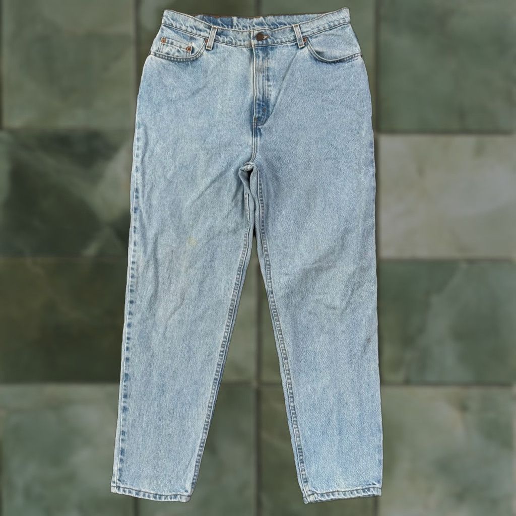 Levi's VINTAGE Levi's 550 Jeans Womens 16 Blue Tapered Leg 90s Relaxed Fit 34x31 Denim Size 38" / US 16 / IT 52 - 1 Thumbnail