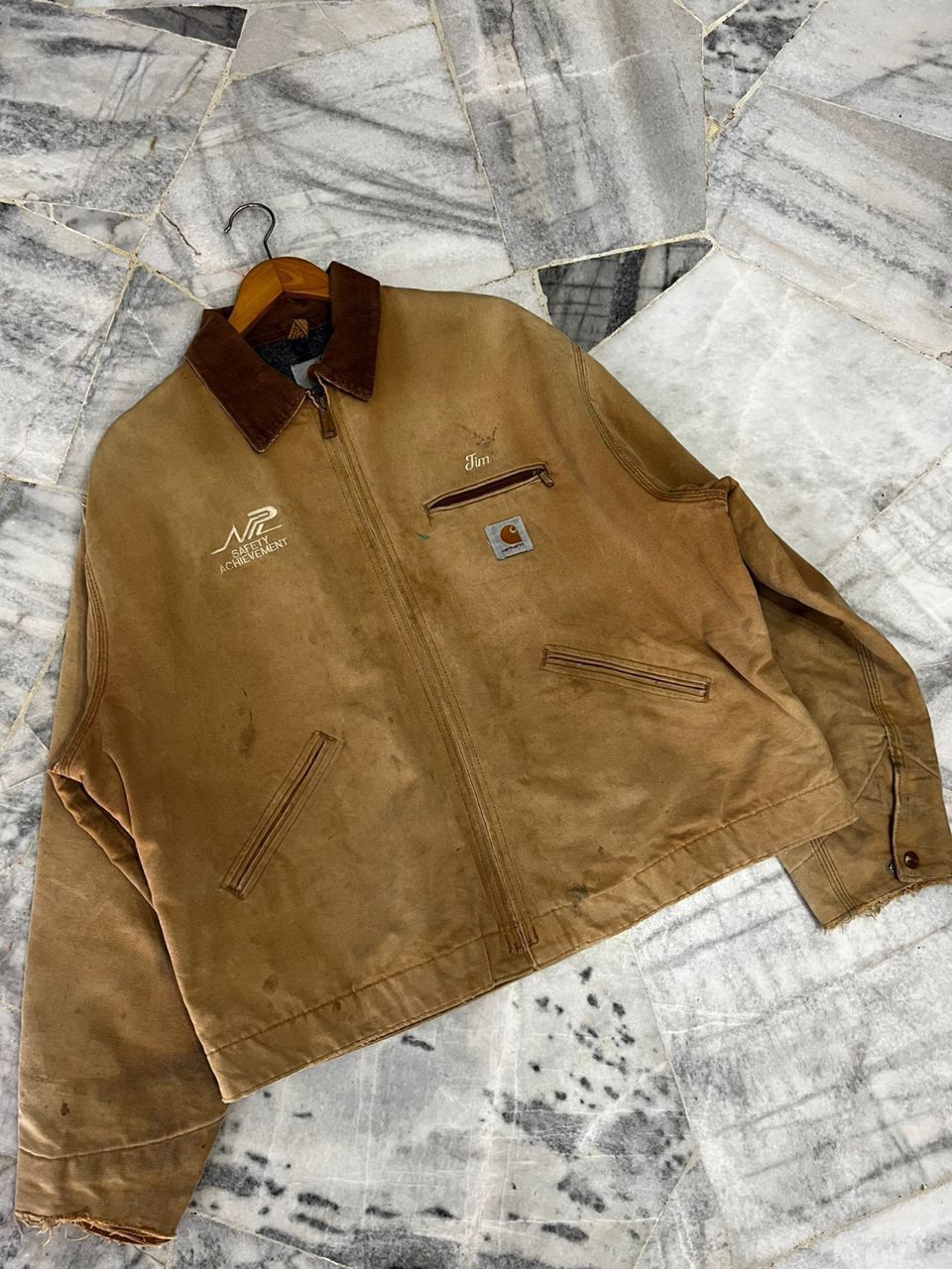 Carhartt × Carhartt Wip Vintage Carhartt Detroit Flannel Core Jacket Sun Faded Size US XL / EU 56 / 4 - 8 Thumbnail