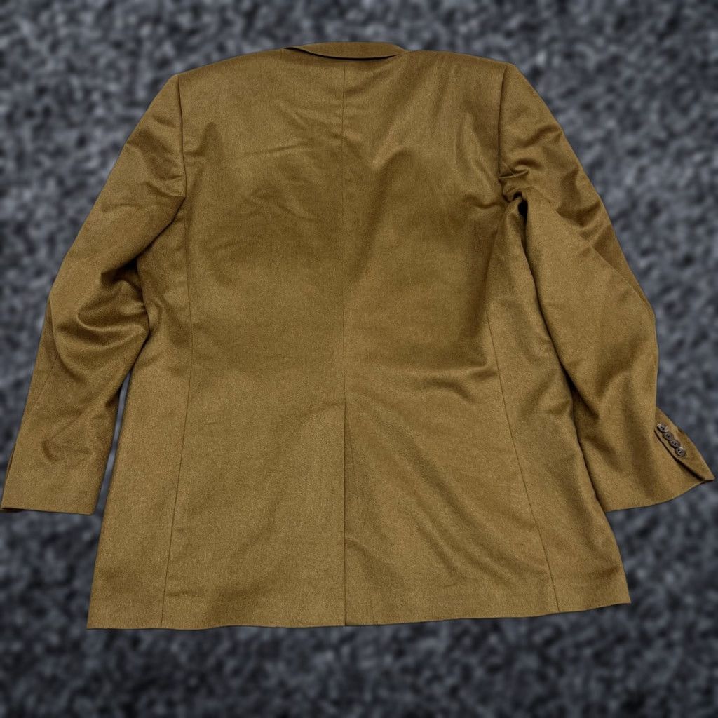 Jack Victor VINTAGE Jack Victor Blazer Sport Coat Mens 46 Brown 100% Cashmere Jacket Classic Canada Size 46R - 1 Thumbnail