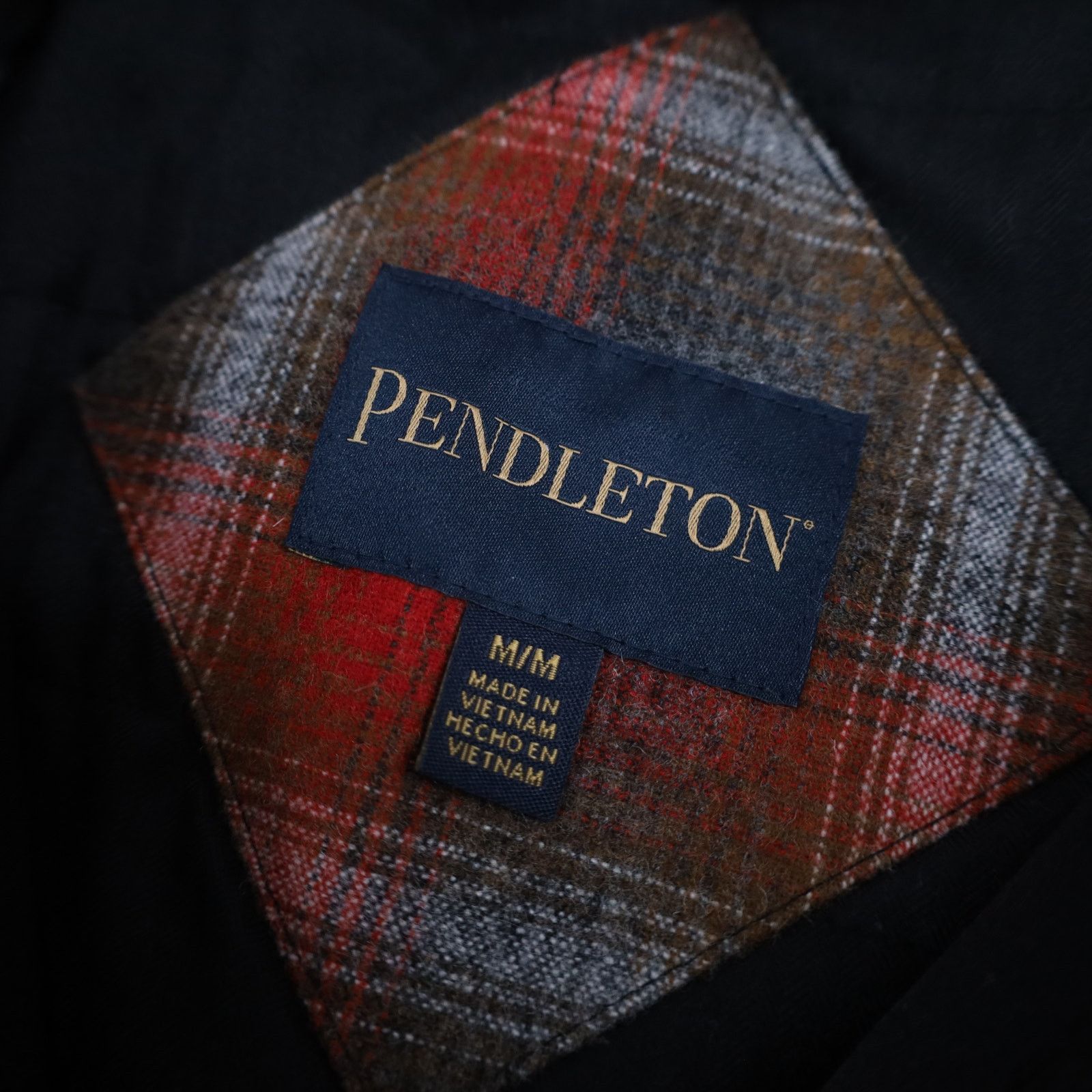 Pendleton Pendleton Shadow Plaid Polyfill Quilted Wool Shirt Jacket Size US M / EU 48-50 / 2 - 5 Thumbnail