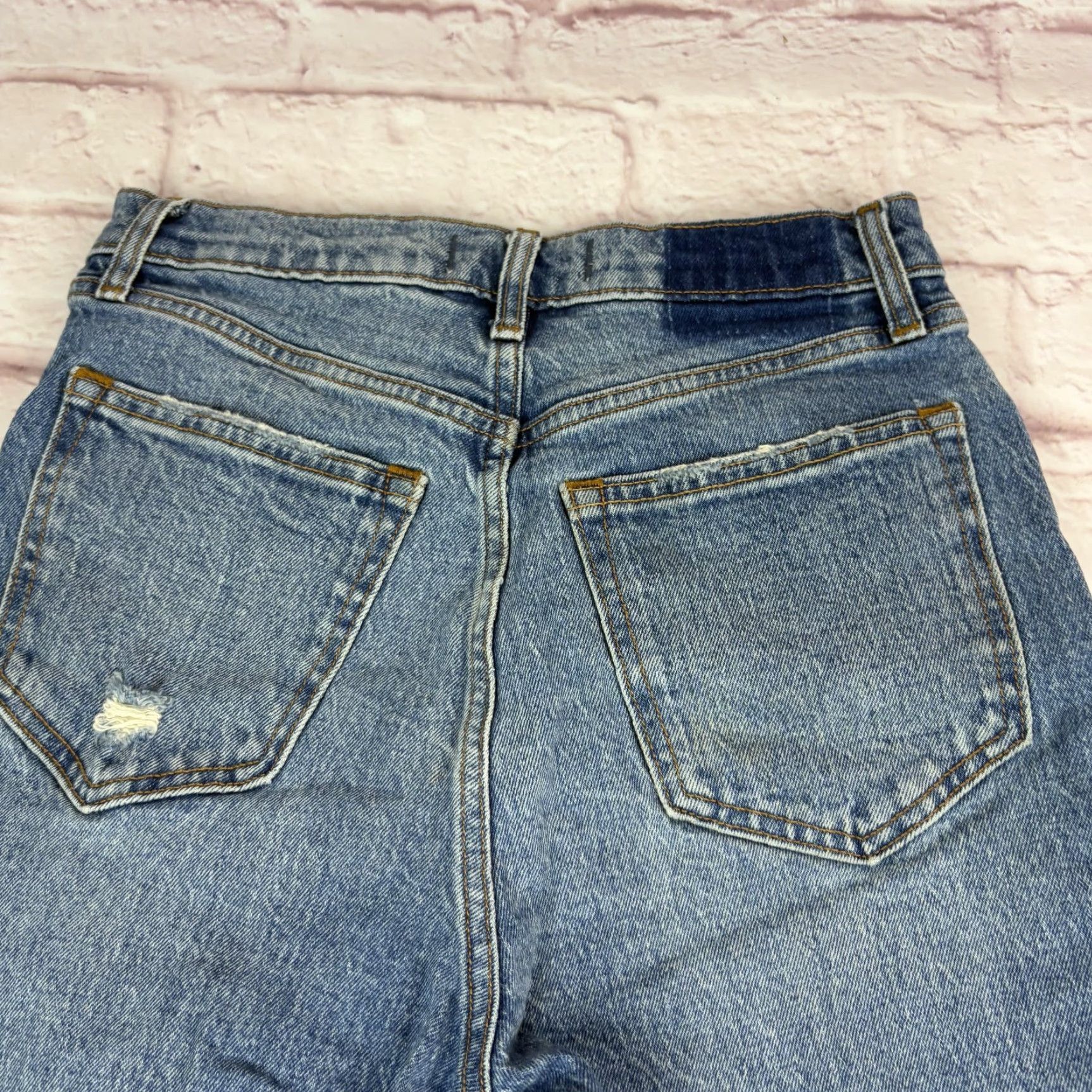 Abercrombie & Fitch Abercrombie & Fitch Jeans Womens 27 Ultra High Rise Kick Flare Distressed Denim Size 27" / US 4 / IT 40 - 4 Thumbnail