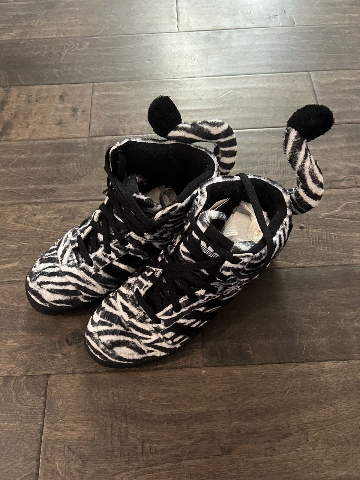 Adidas zebra print trainers online