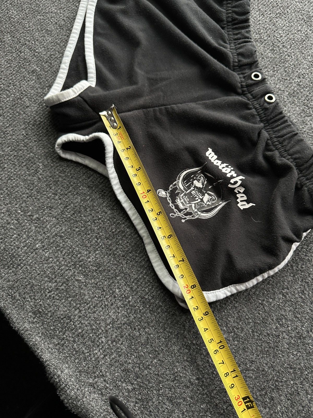 Other 🚨 MOTORHEAD BIG LOGO WOMEN SHORTS BLACK BAND ROCK METAL Size 25" / US 0 / IT 36 - 12 Thumbnail
