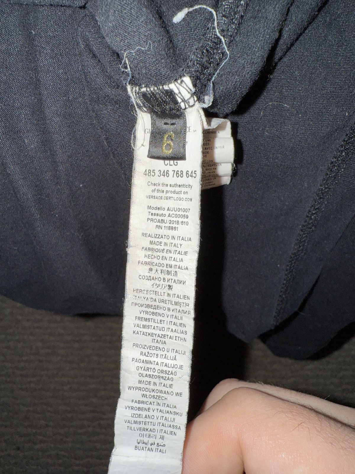 Versace Versace long sleeve Size US L / EU 52-54 / 3 - 7 Thumbnail