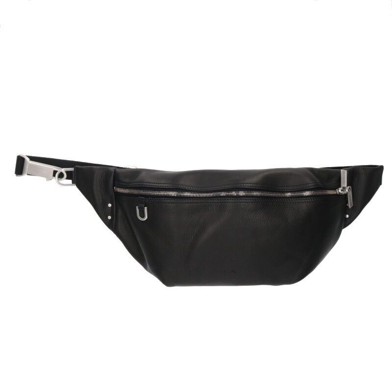 Rick Owens SMALL DUFFLE BUM 革 ウエスト バッグ 黒 Rick Owens / SMALL DUFFLE BUM BAG – six