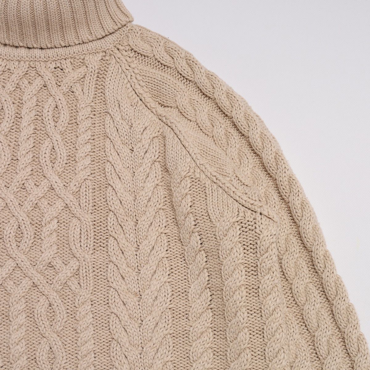 Other Holland Cooper Greenwich Cable Knit Jumper Sweater Beige Size M / US 6-8 / IT 42-44 - 4 Thumbnail