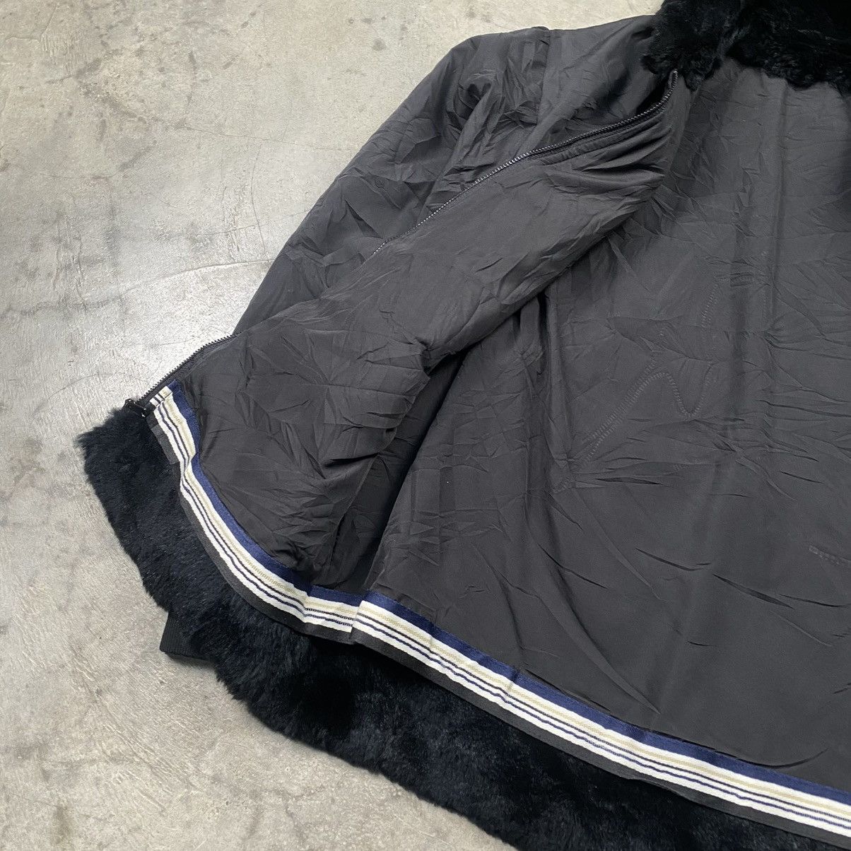 If Six Was Nine × Japanese Brand × Le Grande Bleu (L.G.B.) Faux Fur Bondage Zipless Crop Bomber Jacket Size M / US 6-8 / IT 42-44 - 5 Thumbnail