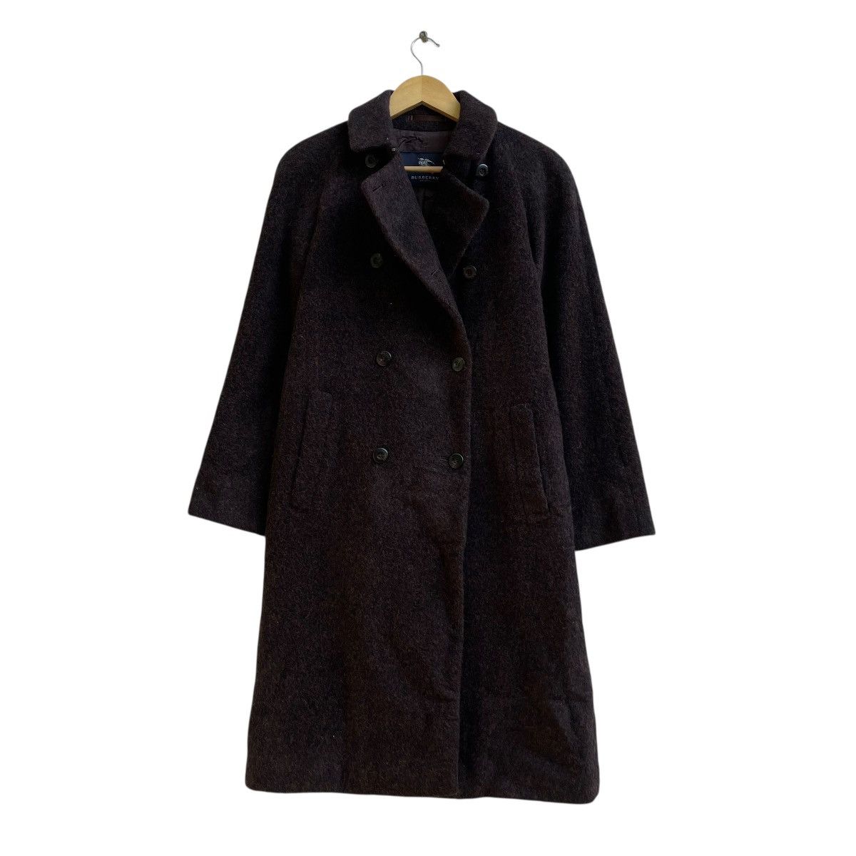 Burberry Burberrys Wool Double Collar Long Coat Belted Jacket Size M / US 6-8 / IT 42-44 - 1 Thumbnail