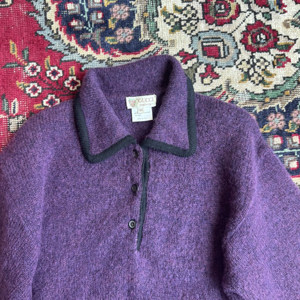 Gucci Vintage Gucci Mohair/Wool Sweater Size US M / EU 48-50 / 2 - 2 Thumbnail