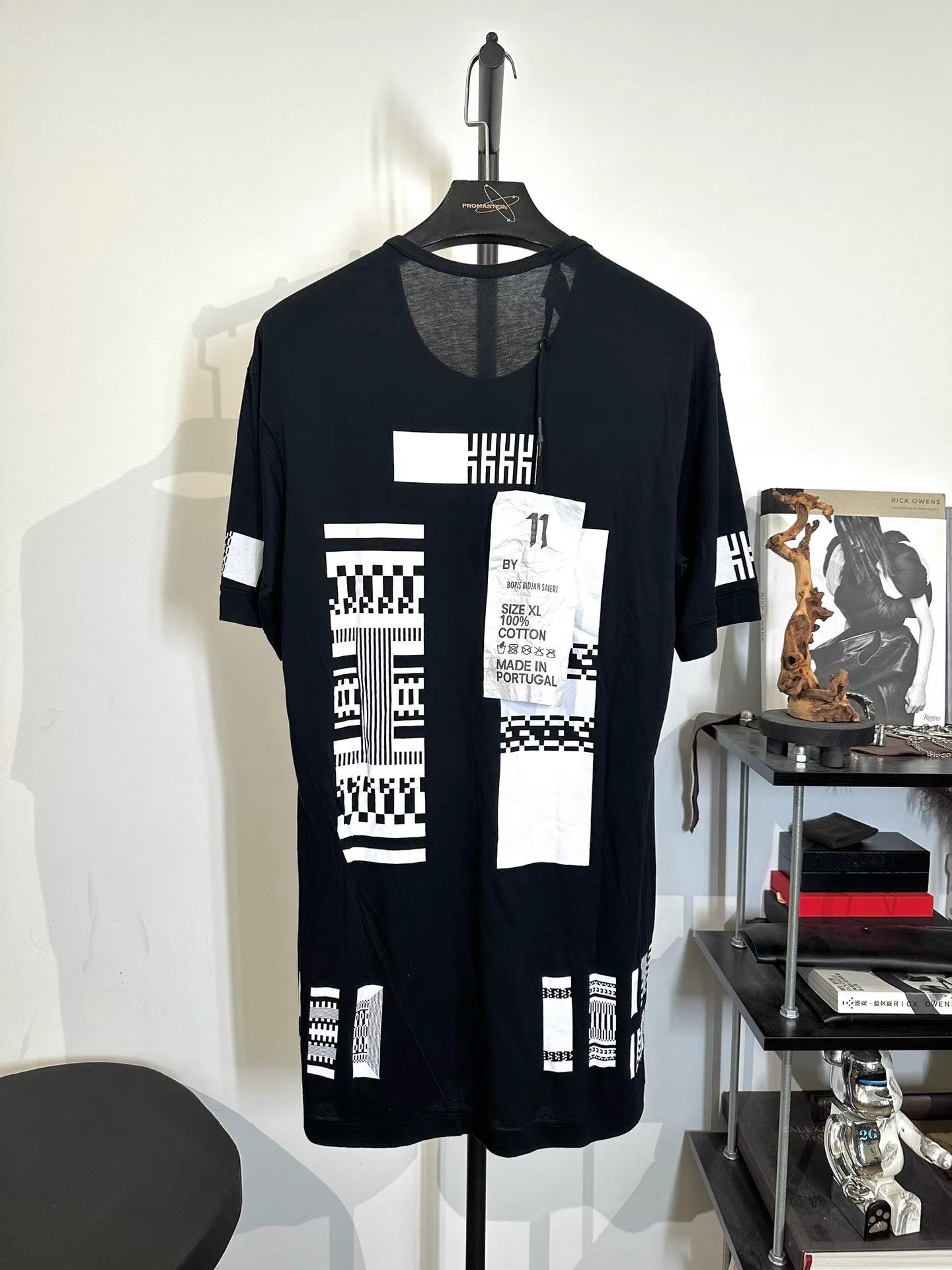 11 By Boris Bidjan Saberi 11by BBS Logo Print T-Shirt K35 Size US XL / EU 56 / 4 - 1 Thumbnail