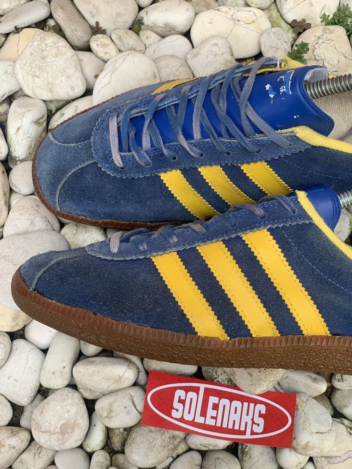 Adidas × Vintage 1970s Adidas Stockholm West Germany rare Size US 8 / EU 41 - 3 Thumbnail