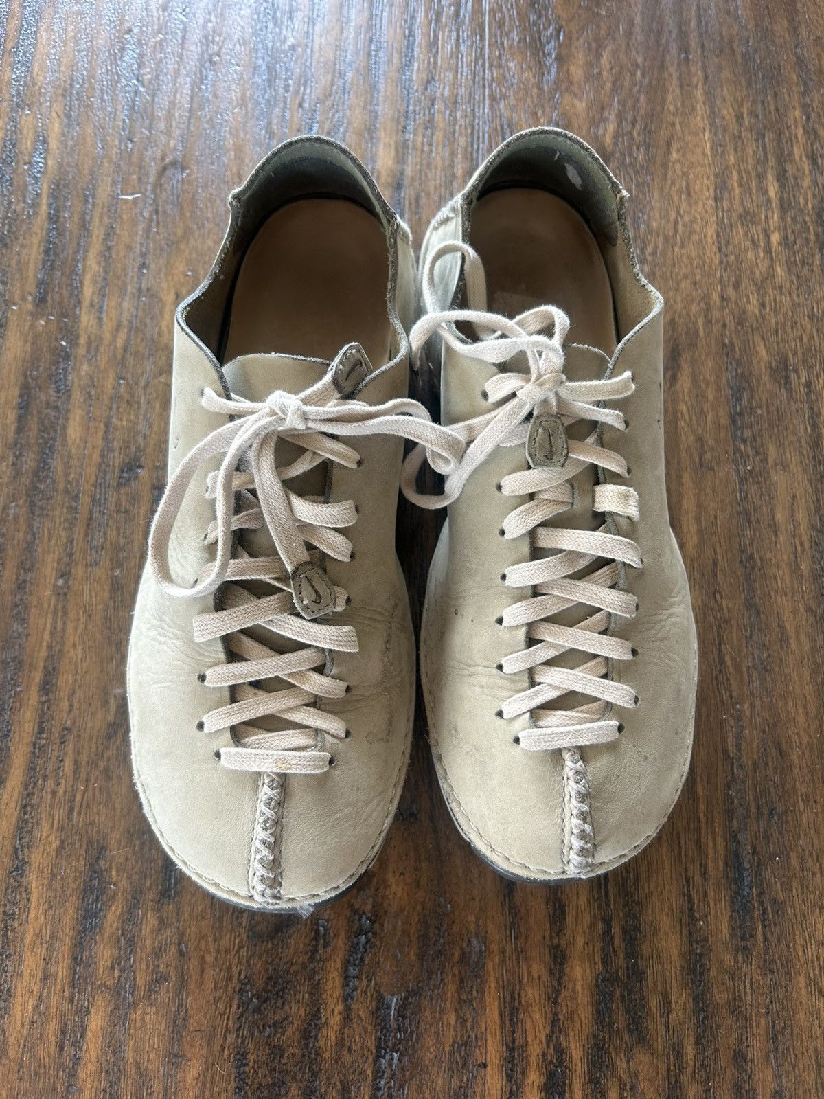 Nike Nike Vintage 90s/Y2K Grunge Rare Leather Stitched Sneakers Size US 9 / EU 42 - 3 Thumbnail