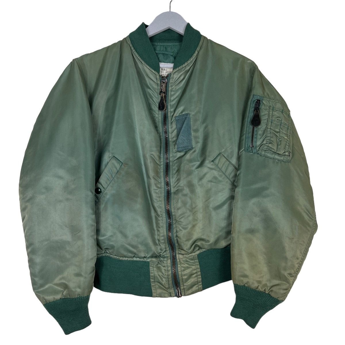 Schott 🔥 VINTAGE SCHOTT BROS MA-1 1949 REVERSIBLE BOMBER JACKET Size US S / EU 44-46 / 1 - 2 Thumbnail