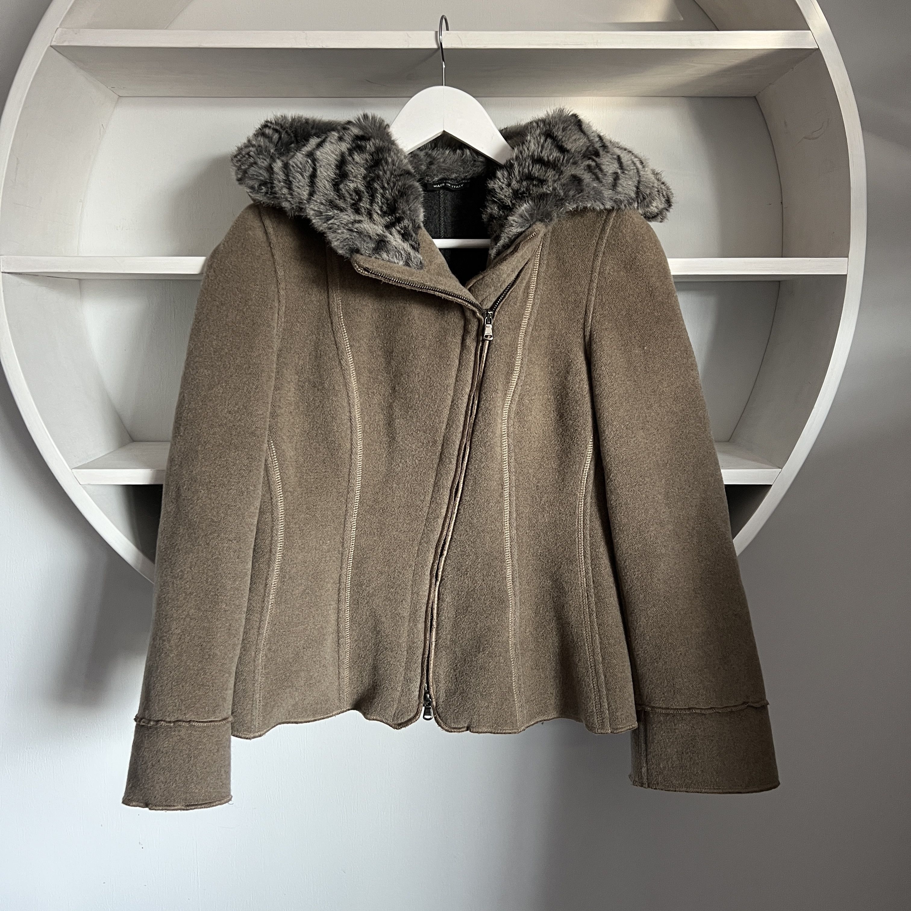 Armani womens fur coats clearance
