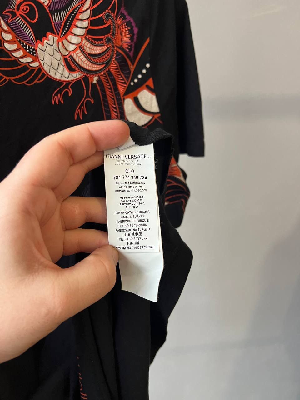 Versace VERSACE COLLECTION BY GIANNI VERSACE MYTHICAL PRINT T SHIRT Size US L / EU 52-54 / 3 - 12 Thumbnail
