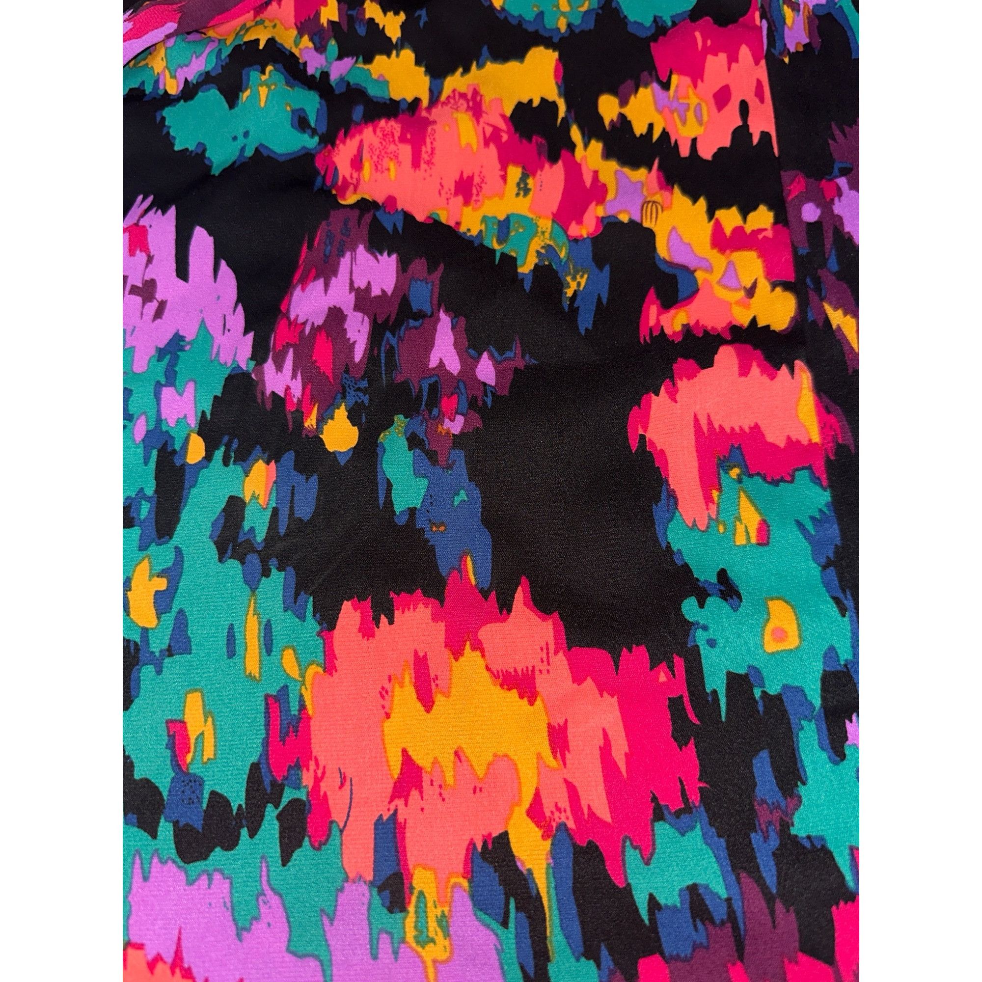 Other CCC Colorful Abstract Print Tunic Keyhole Neck Three Quarter Size XL / US 12-14 / IT 48-50 - 6 Thumbnail