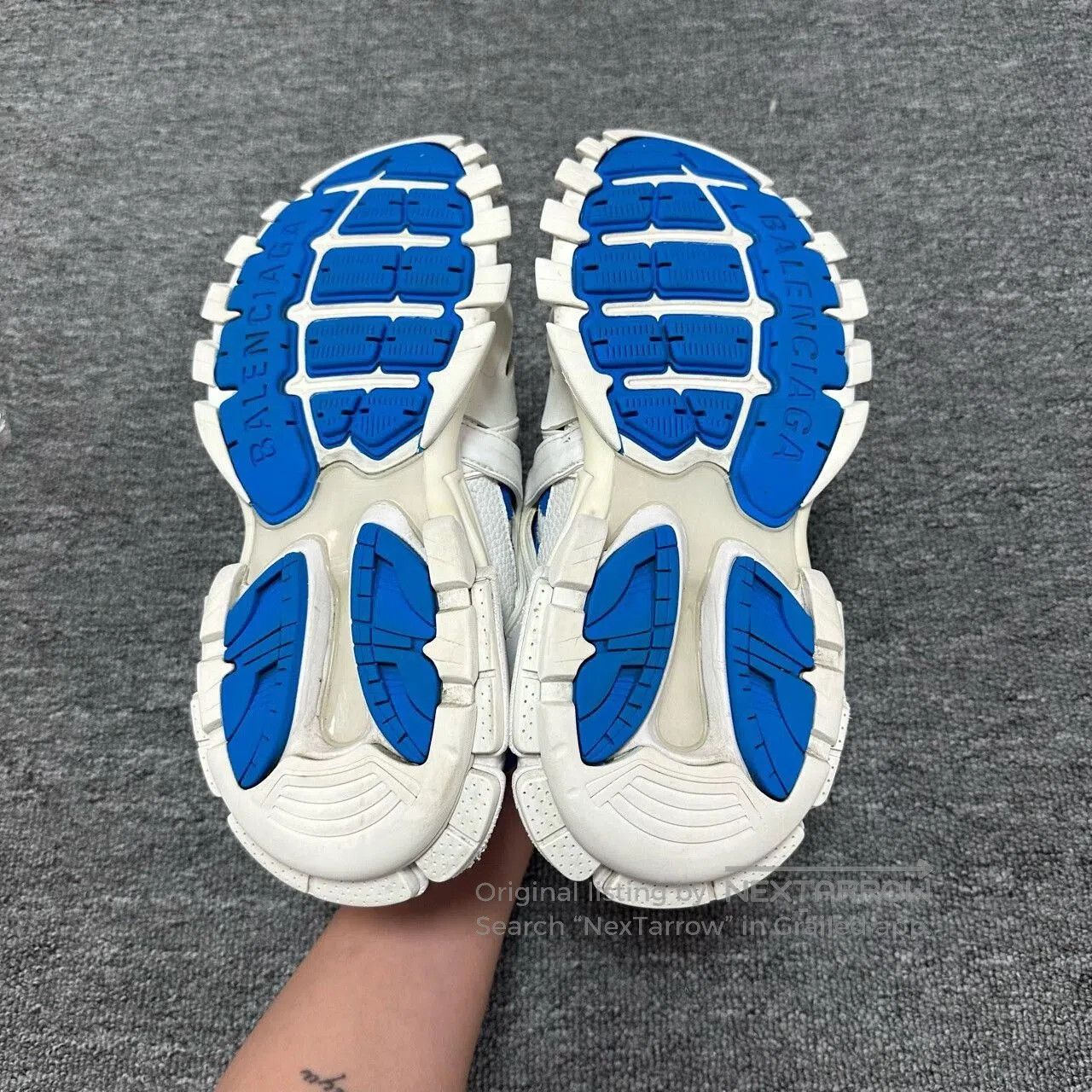 Balenciaga Balenciaga Track Sneakers Blue and White. Size US 7.5 / EU 40-41 - 6 Thumbnail