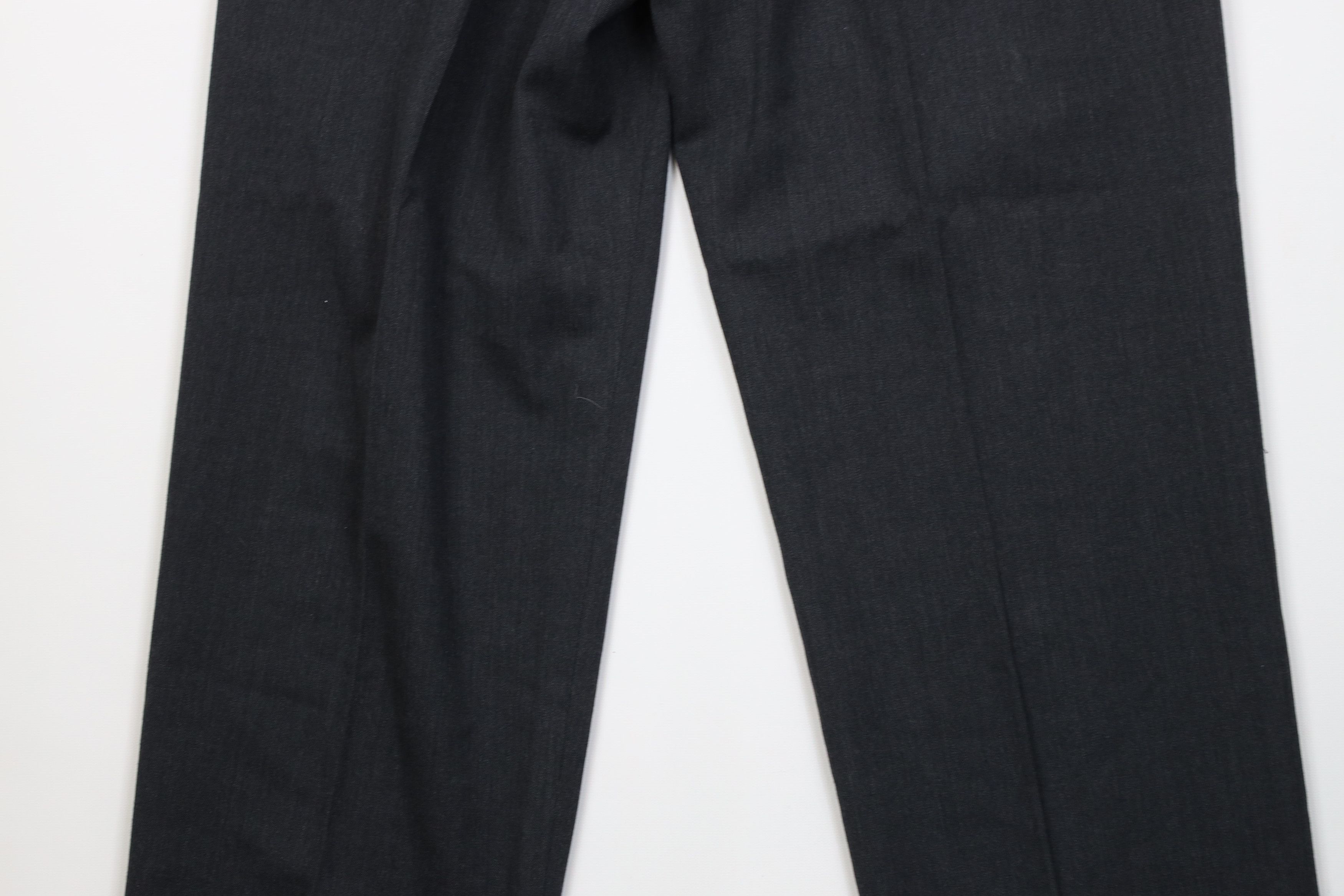 Vintage Vintage 90s Streetwear Blend Knit Wide Leg Chino Pants Gray Size US 30 / EU 46 - 11 Thumbnail