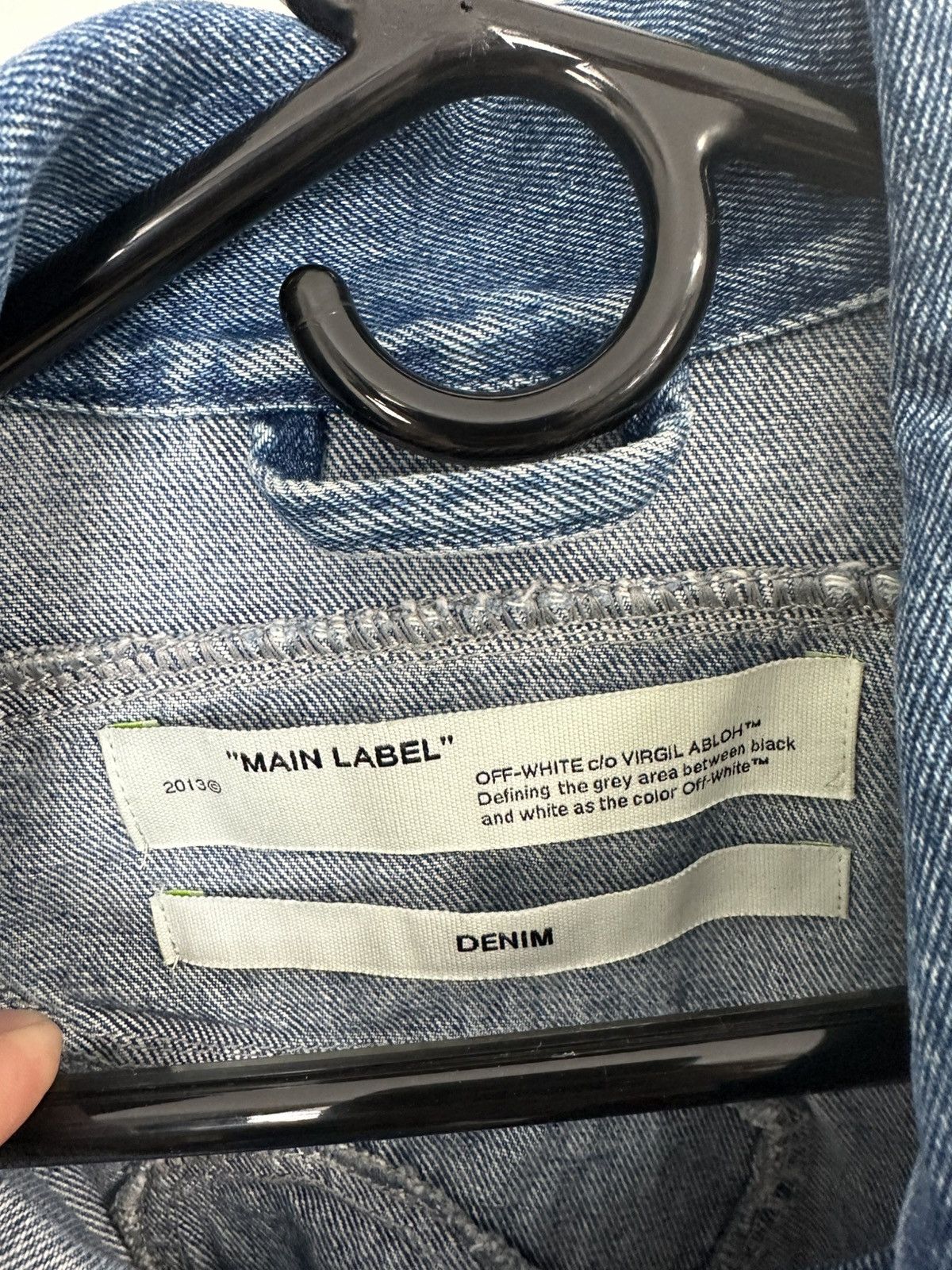 Off-White OFF WHITE DENIM JACKET Rare Size M / US 6-8 / IT 42-44 - 6 Thumbnail
