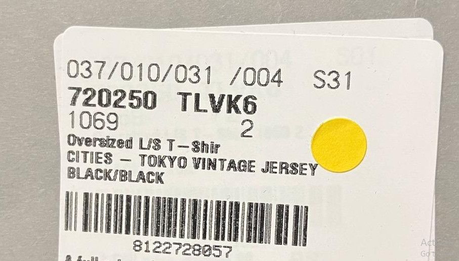Balenciaga o1la1rc1a0425 Oversized Cities Tokyo Vintage Jersey T-Shirt Size US M / EU 48-50 / 2 - 2 Thumbnail