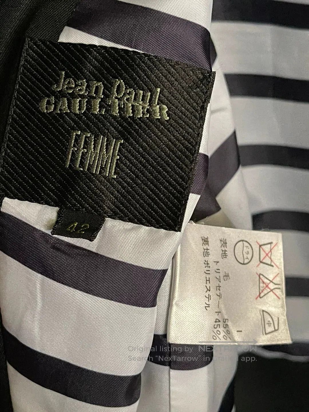 Jean Paul Gaultier Jean Paul Gaultier Split Hem Blazer. Size M / US 6-8 / IT 42-44 - 6 Thumbnail