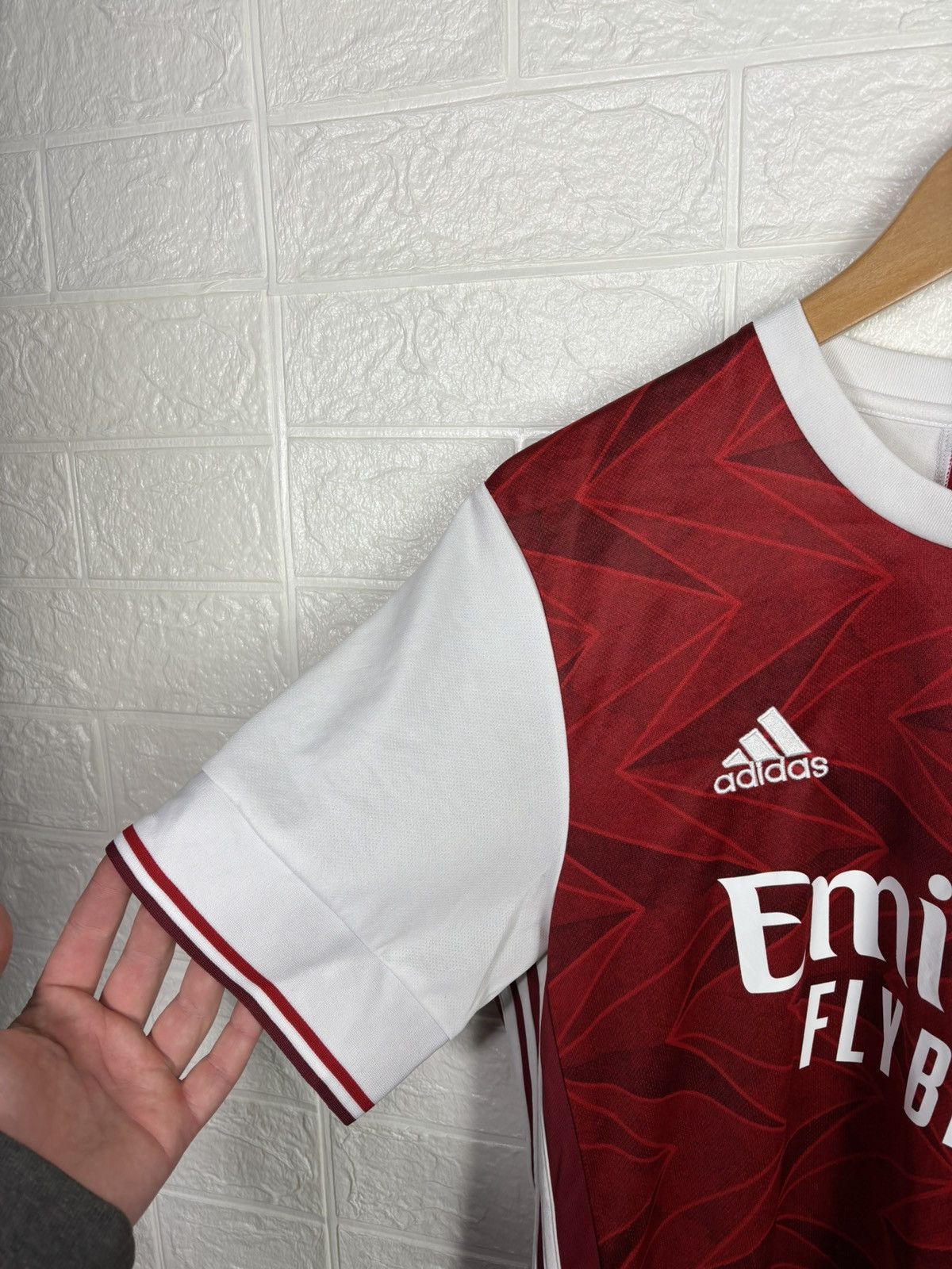 Adidas ARSENAL LONDON 2020 2021 HOME FOOTBALL SHIRT SOCCER JERSEY Size US L / EU 52-54 / 3 - 4 Thumbnail