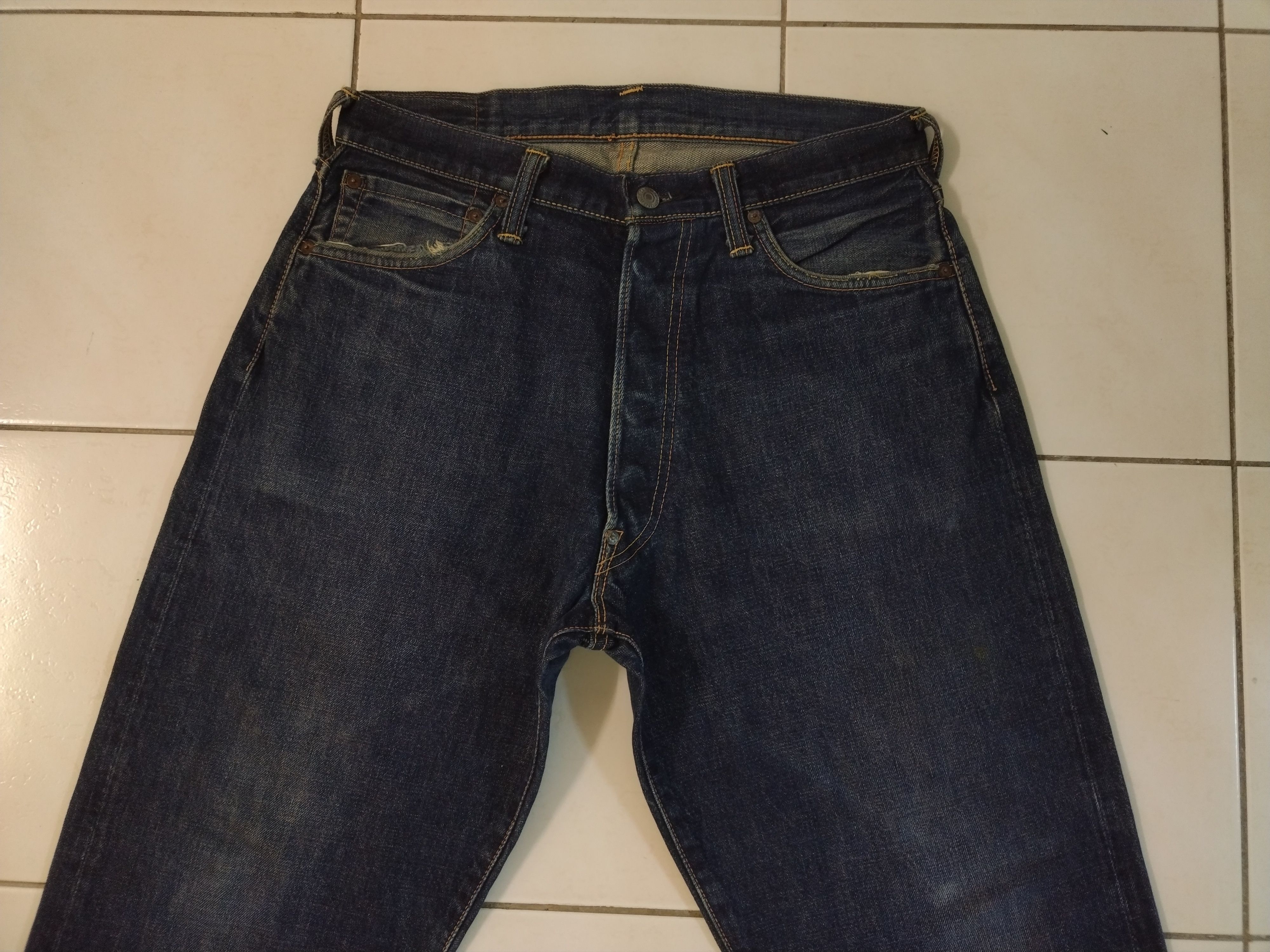 Evisu 💥SENDOFFER💥 Vtg Evisu No.2 Dowluck Selvedge Denim 33X35 Size US 32 / EU 48 - 3 Thumbnail