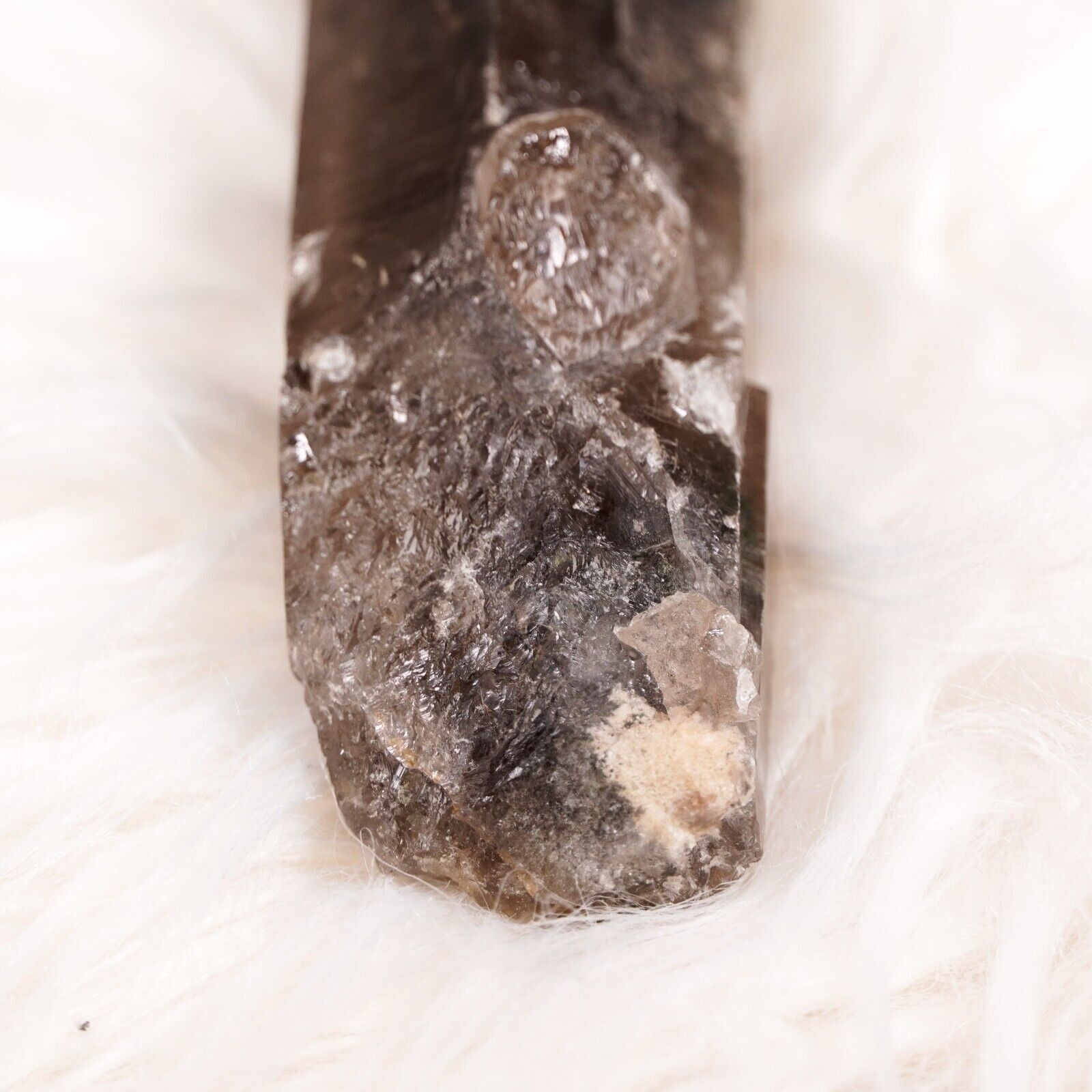 Other Large Smokey Quartz Crystal Point 4" Healing Gemstone Wand Size ONE SIZE - 9 Thumbnail