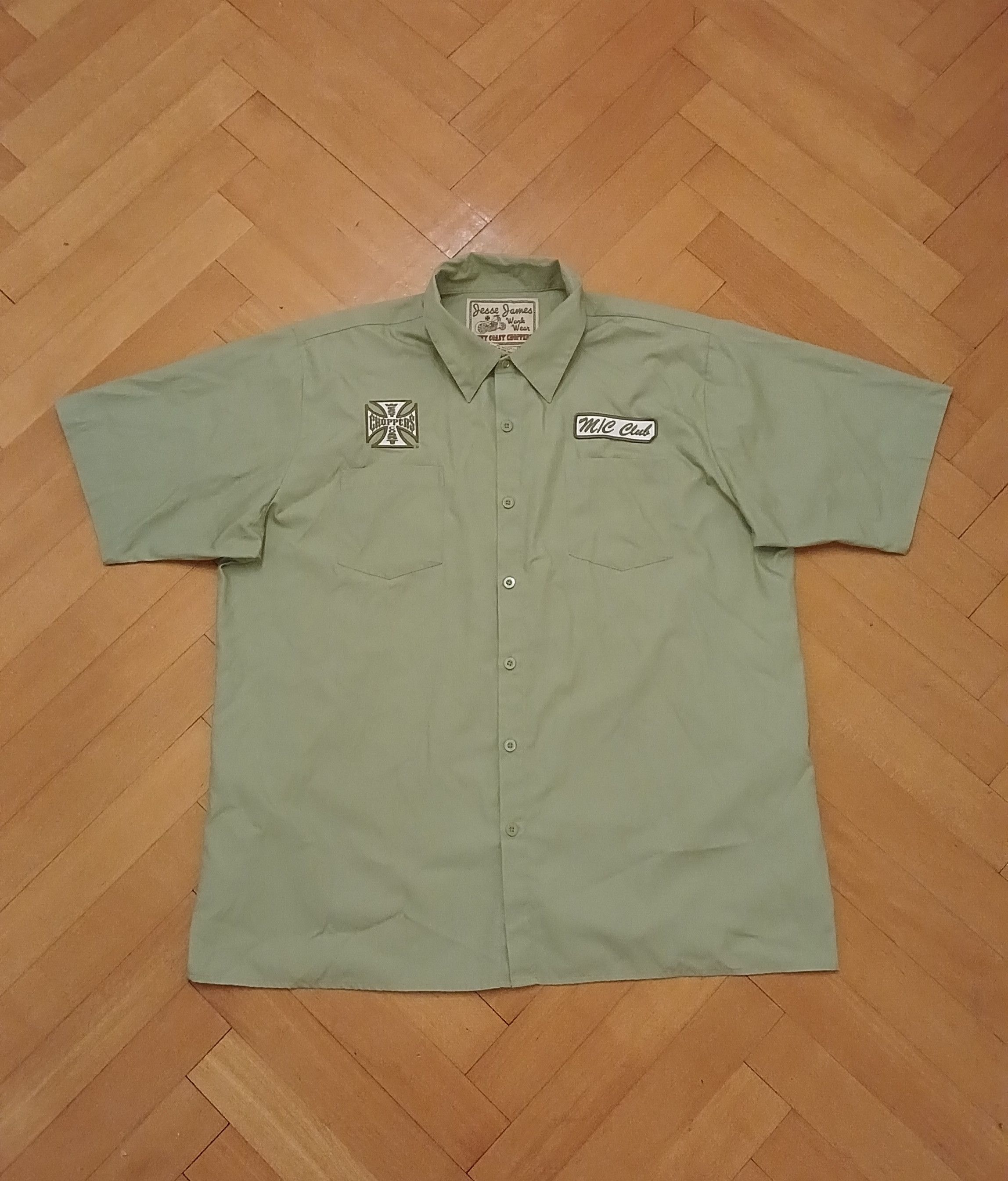 West Coast Choppers West Coast Choppers Vintage motorcycle club Shirt Size US XL / EU 56 / 4 - 2 Thumbnail