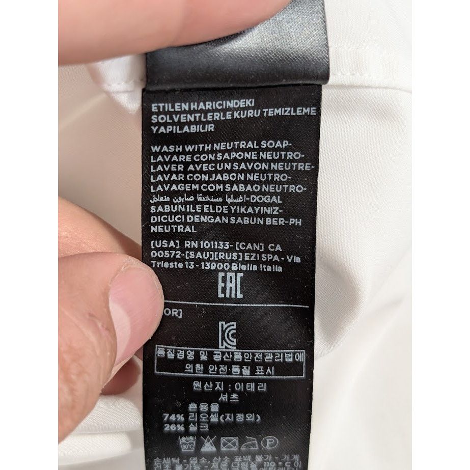 Tom Ford o1rshd1 Button Shirt in White Size US S / EU 44-46 / 1 - 19 Thumbnail