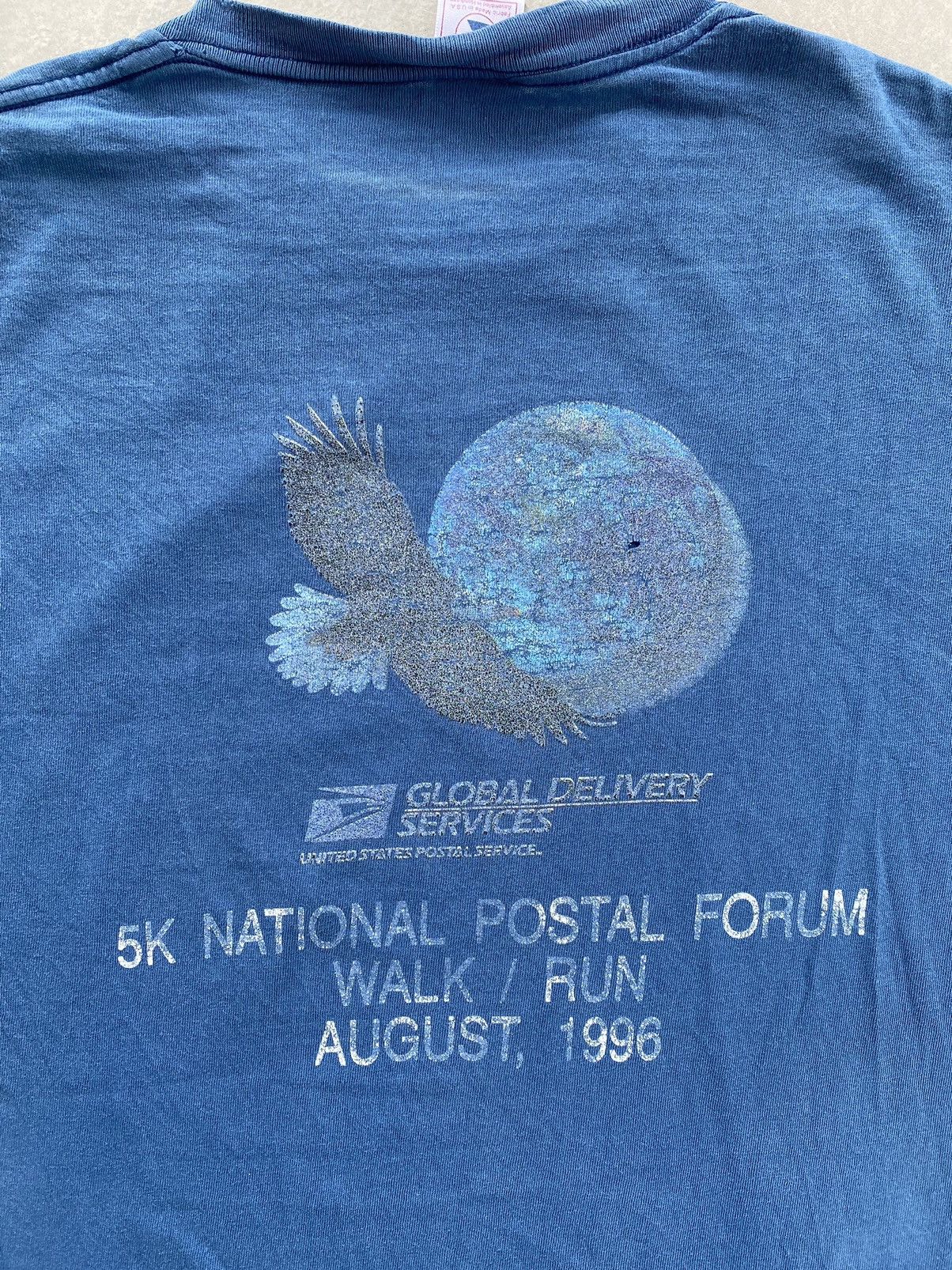 Delta × Vintage VINTAGE USPS POSTAL WASHINGTON RUN WELLWORN TEE Size US L / EU 52-54 / 3 - 5 Thumbnail