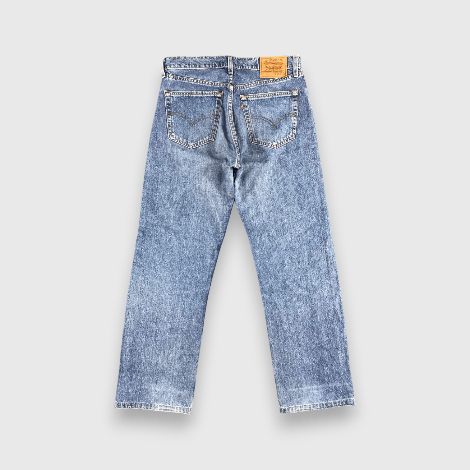 Levi's 90s Vintage Blue Wash Levis 519 Jeans-J1890 Size US 32 / EU 48 - 2 Thumbnail