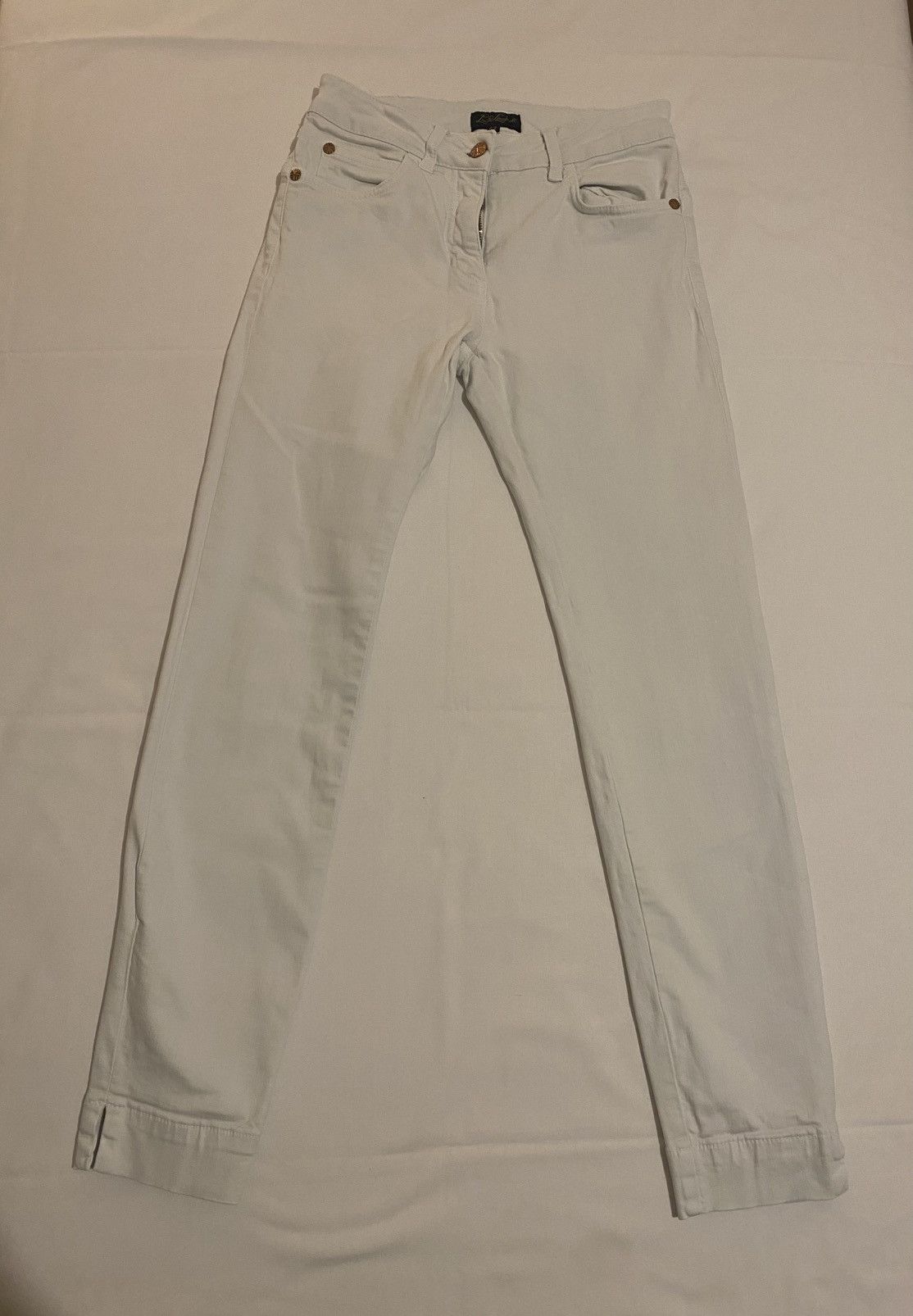 Etro Luisa Spagnoli white jeans size 38 42 made in italy premium Size 27" / US 4 / IT 40 - 1 Thumbnail