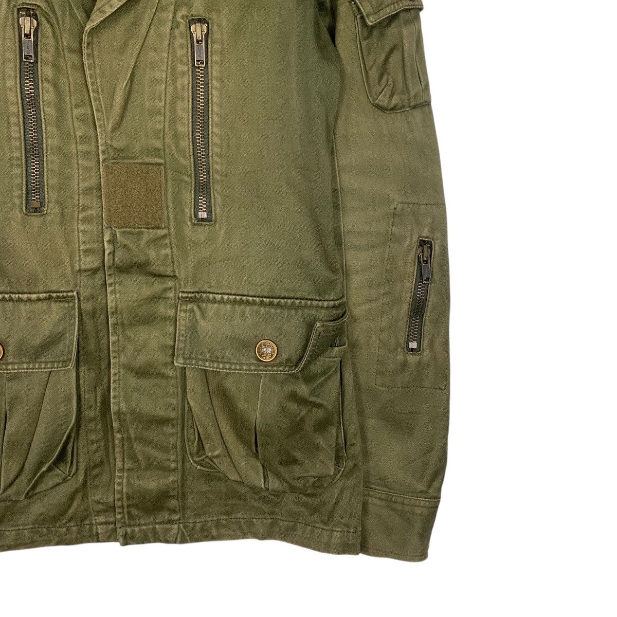 If Six Was Nine SLY Military Olive Green Chore Jacket #1806-C16 Size XXS / US 00 / IT 34 - 4 Thumbnail