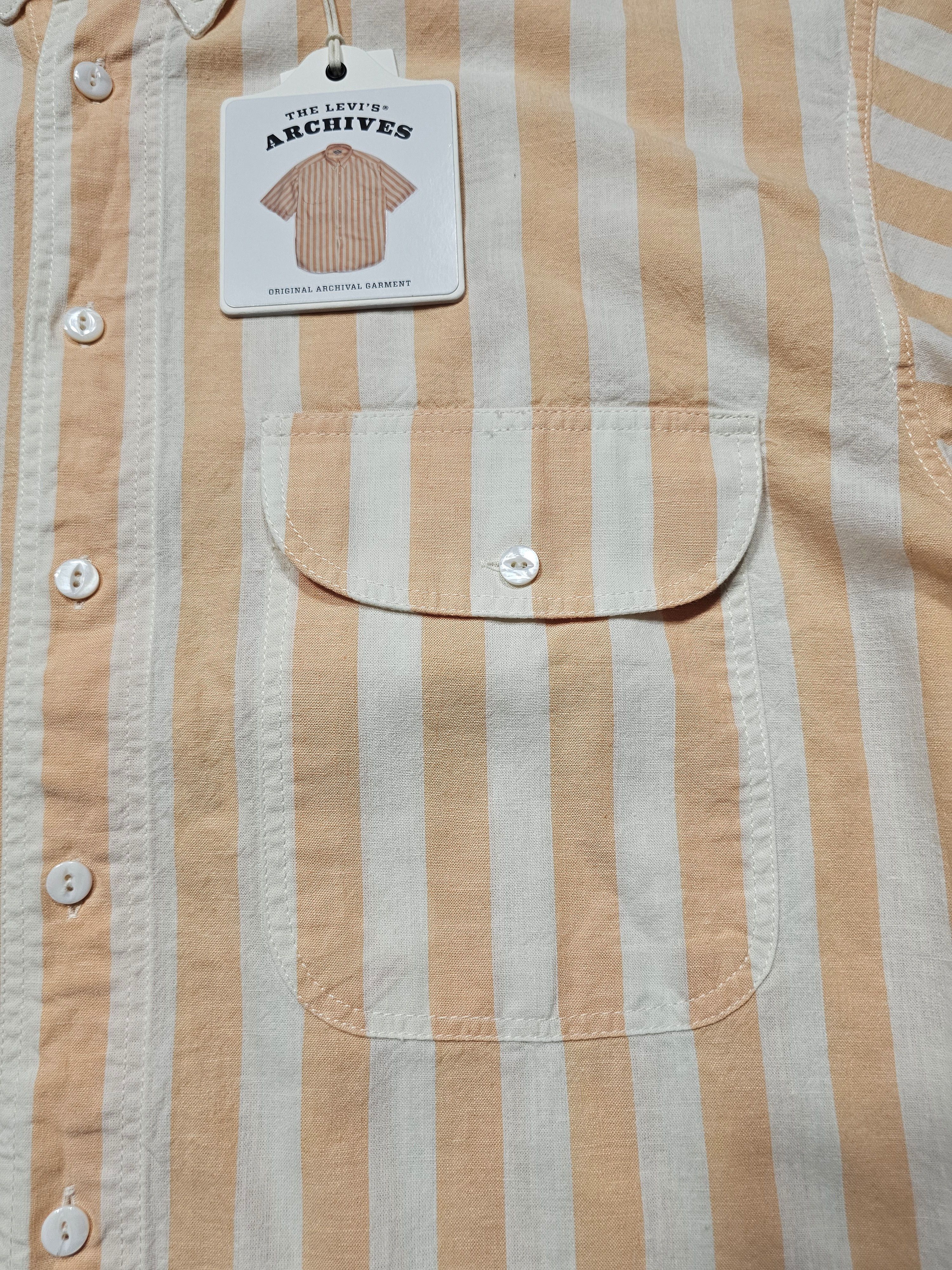 NWT LVC Levi's Vintage Clothing Diamond Shirt S Repro SS20