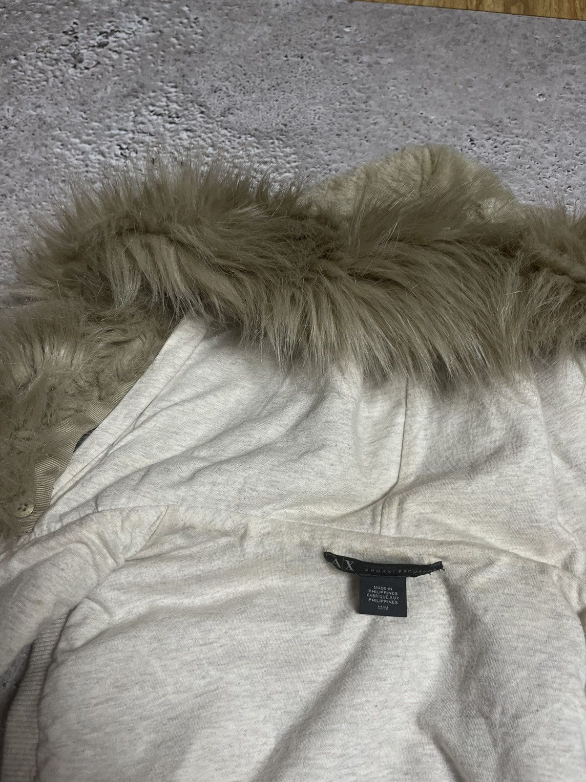 Armani × Armani Exchange Vintage Woman’s Armani Exchange Fur Faux Double Zip Vest Size M / US 6-8 / IT 42-44 - 8 Thumbnail