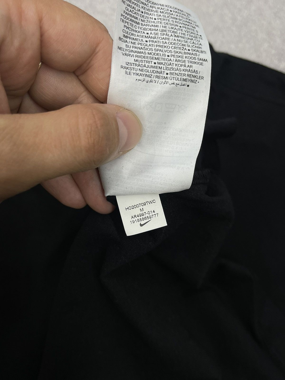 Nike Mens Nike Black T Shirt Drill Y2K ACG TN Size M Size US M / EU 48-50 / 2 - 7 Thumbnail