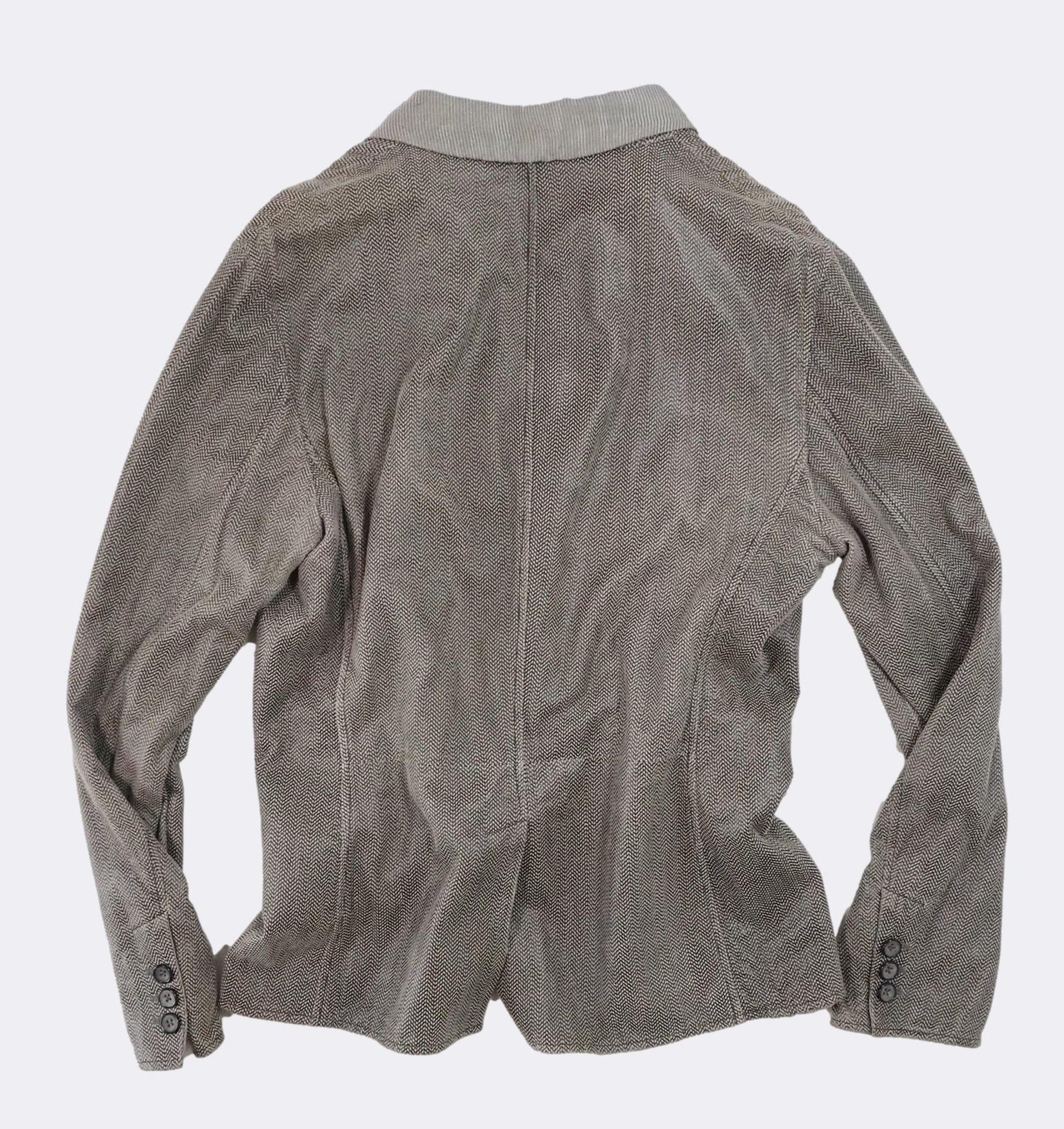 Giorgio Armani Giorgio Armani Chevron Leather Blazer Jacket $2585 Size US L / EU 52-54 / 3 - 11 Thumbnail