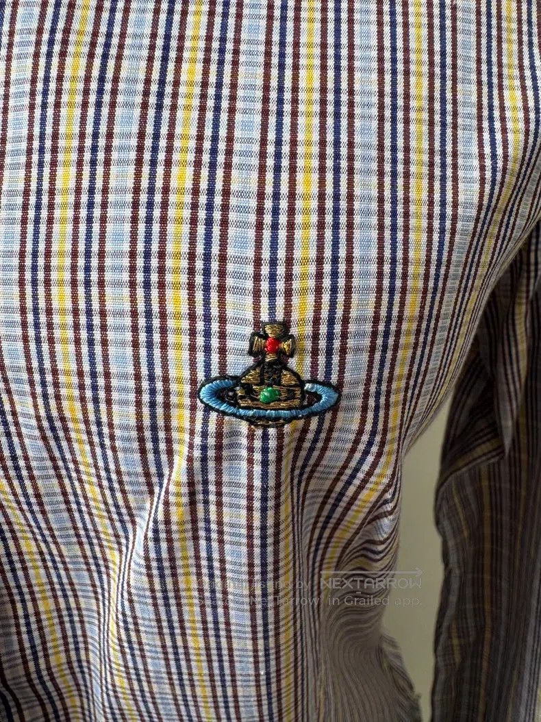 Vivienne Westwood Vivienne Westwood Rare 90s Pointed Collar Shirt Size S / US 4 / IT 40 - 4 Thumbnail