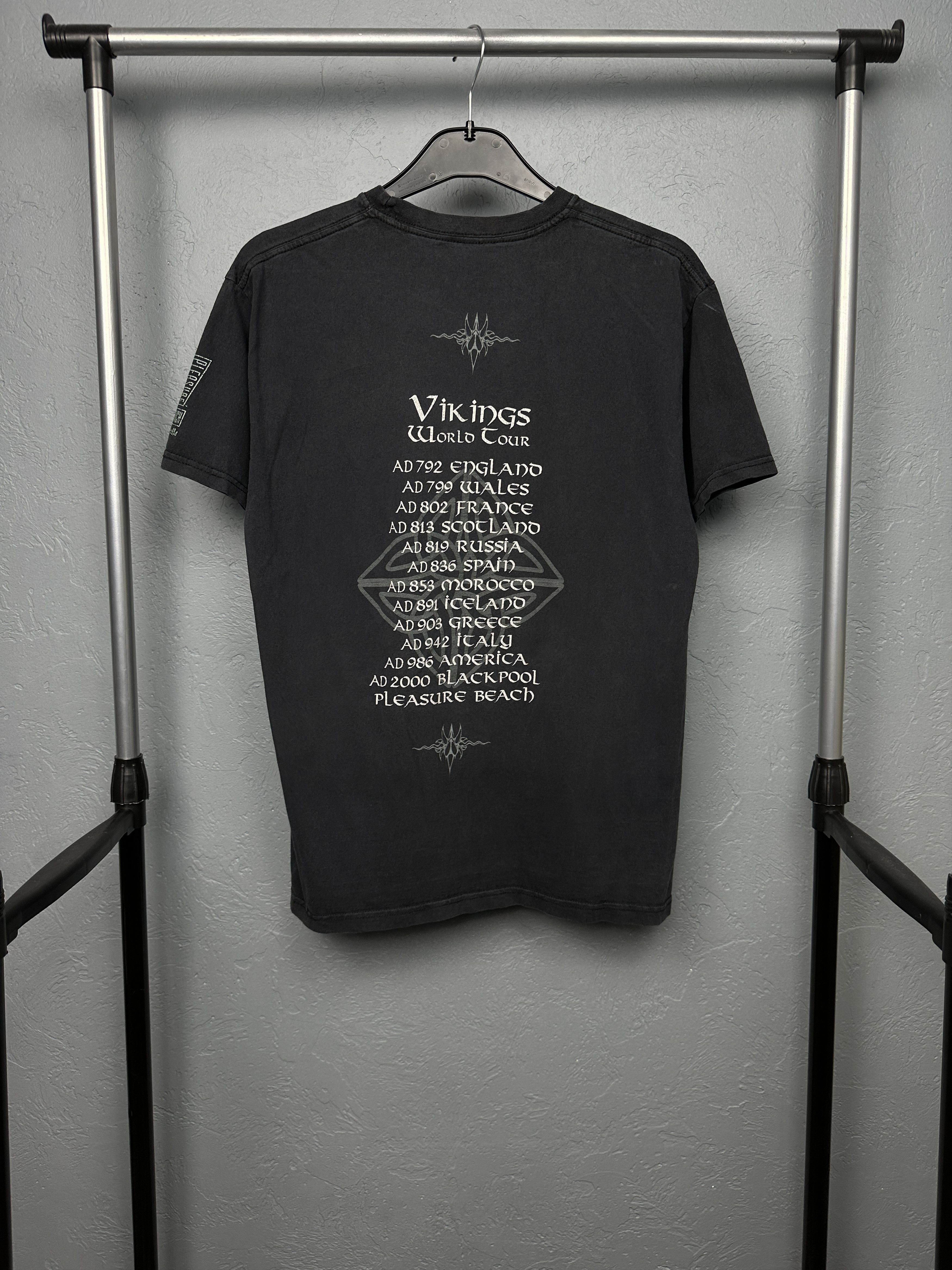 Vintage Viking World Tour Vintage Mens T-Shirt Size US S / EU 44-46 / 1 - 7 Thumbnail
