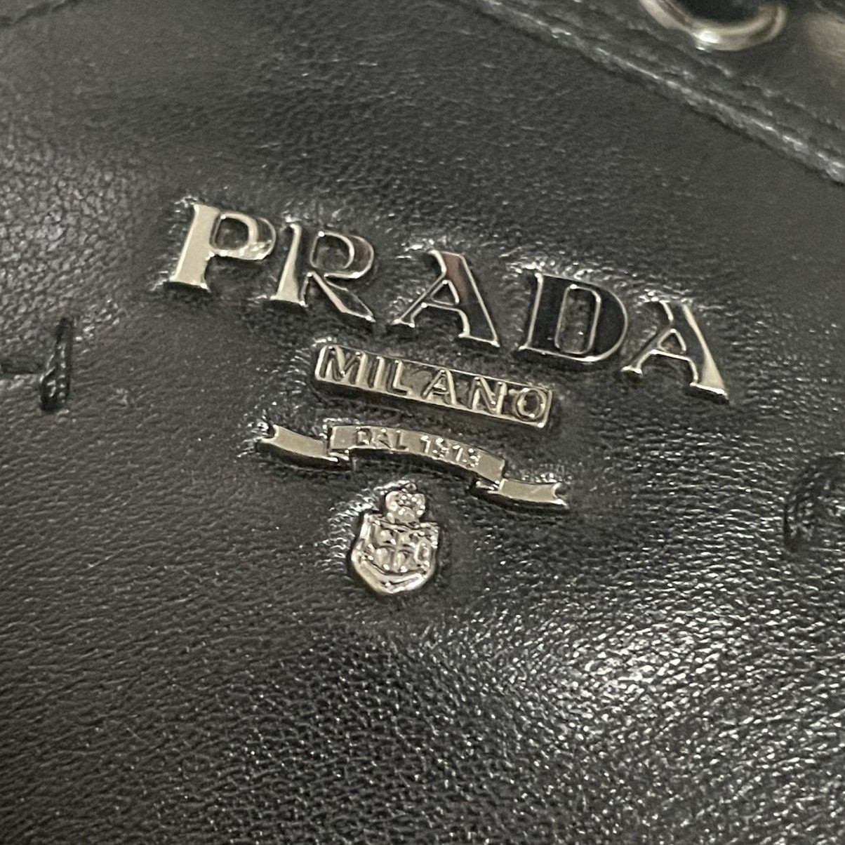 Prada Prada Vintage Leather Sneakers rap archive streetwear swag Size US 4.5 / IT 34.5 - 8 Thumbnail