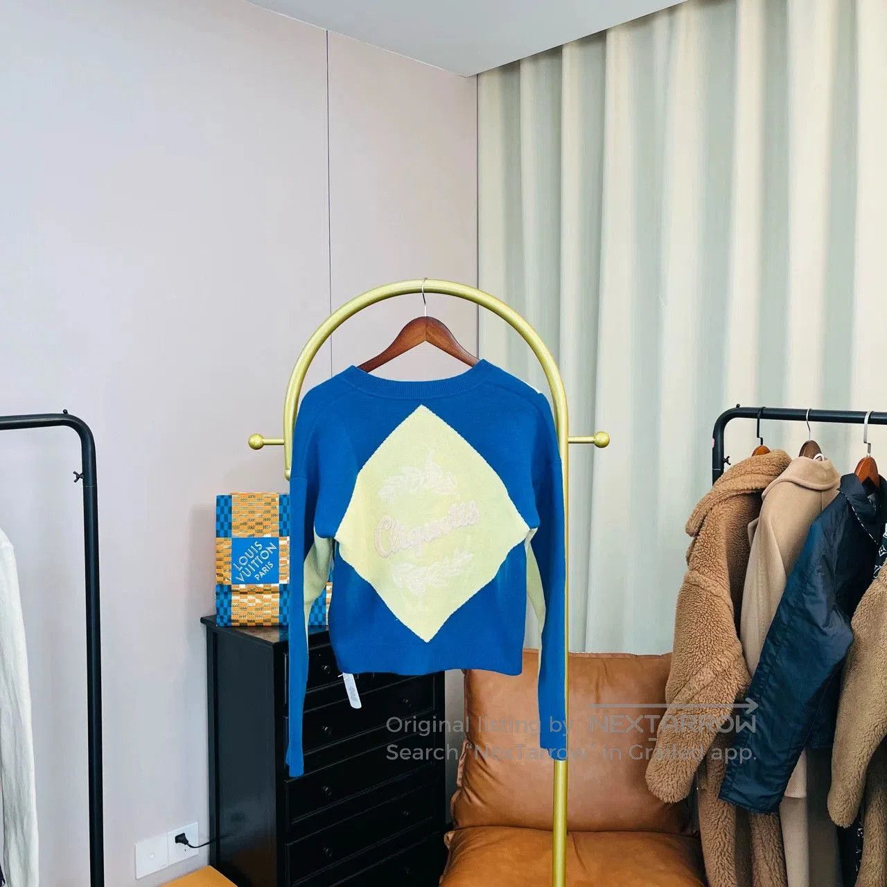 Hermes Hermes Blue War Horse Cardigan. Size US XS / EU 42 / 0 - 2 Thumbnail