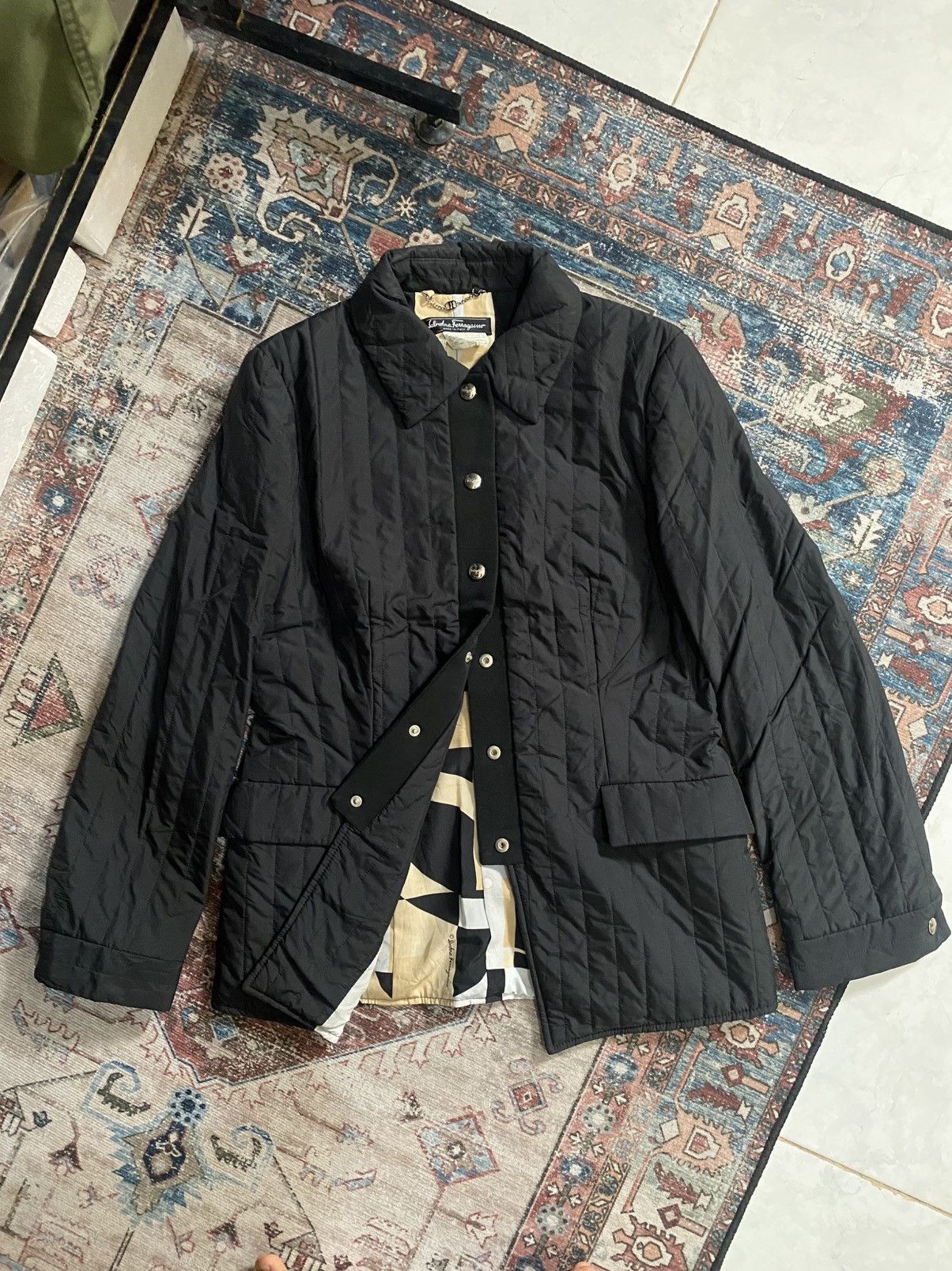Salvatore Ferragamo Salvatore Ferragamo quilted jacket Size M / US 6-8 / IT 42-44 - 2 Thumbnail
