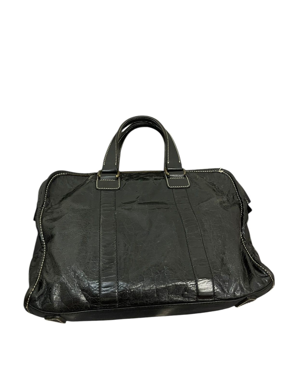 Genuine Leather Full Leather Patina F. Clio Italy Brief Bag 1🟩7 Size ONE SIZE - 3 Thumbnail