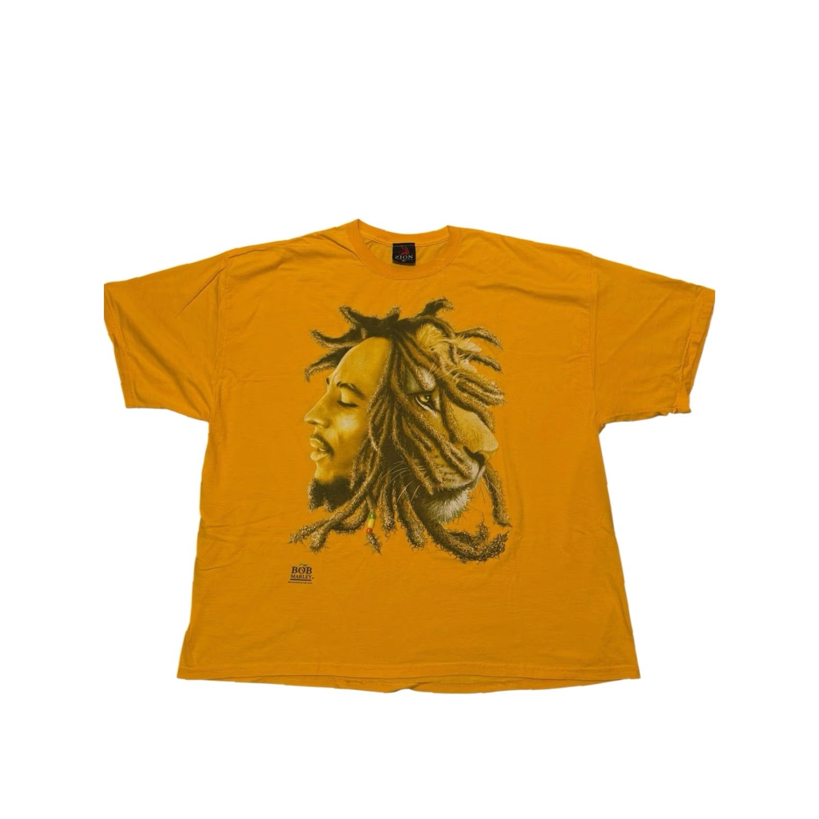 Vintage VINTAGE Bob Marley T Shirt 3XL Zion Rootswear Reggae Rare Yellow Mens Regular Crew Neck Graphic Print 3XL Yellow Bob Marley MPN C-015 Size US XXL / EU 58 / 5 - 2 Thumbnail