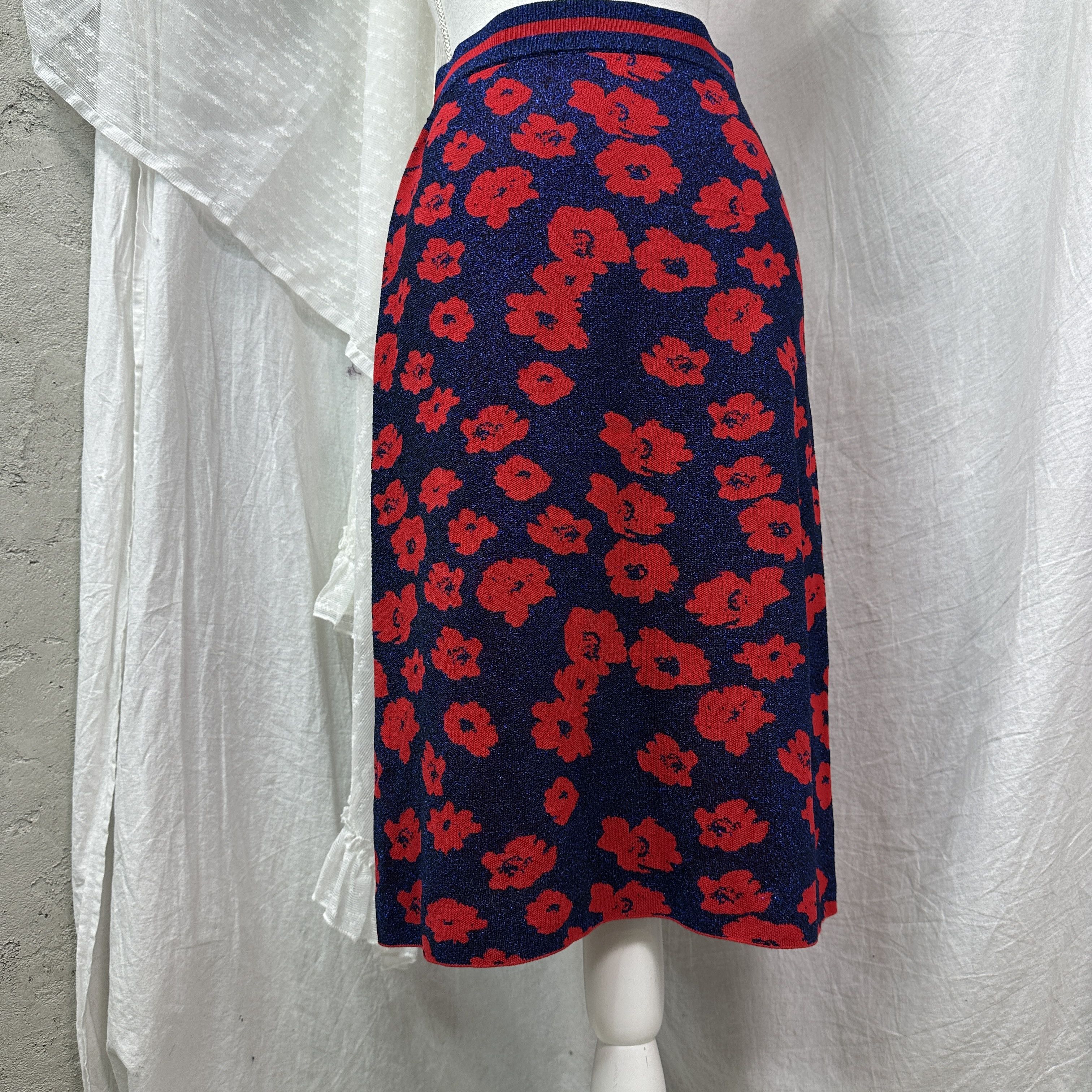 Baum und Pferdgarten Vintage Floral Baum und Pferdgarten Midi Skirt Y2K Size 26" / US 2 / IT 38 - 5 Thumbnail