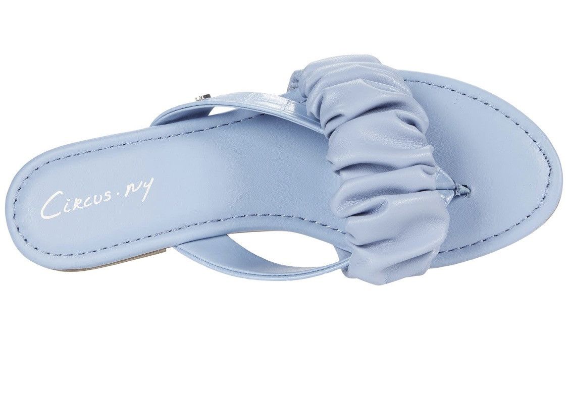 Sam Edelman SAM EDELMAN Cashmere Blue Leather Sandals Size 7.5 Brand New Size US 7.5 / IT 37.5 - 2 Thumbnail